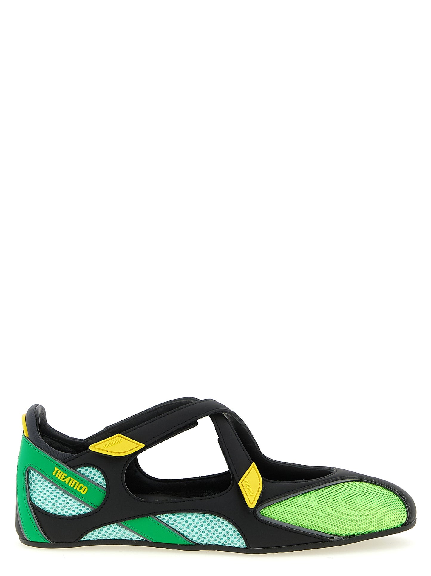 The Attico Bicolor Polyethylene Ballet Flats Curated Luxury Accessories by Orvyn