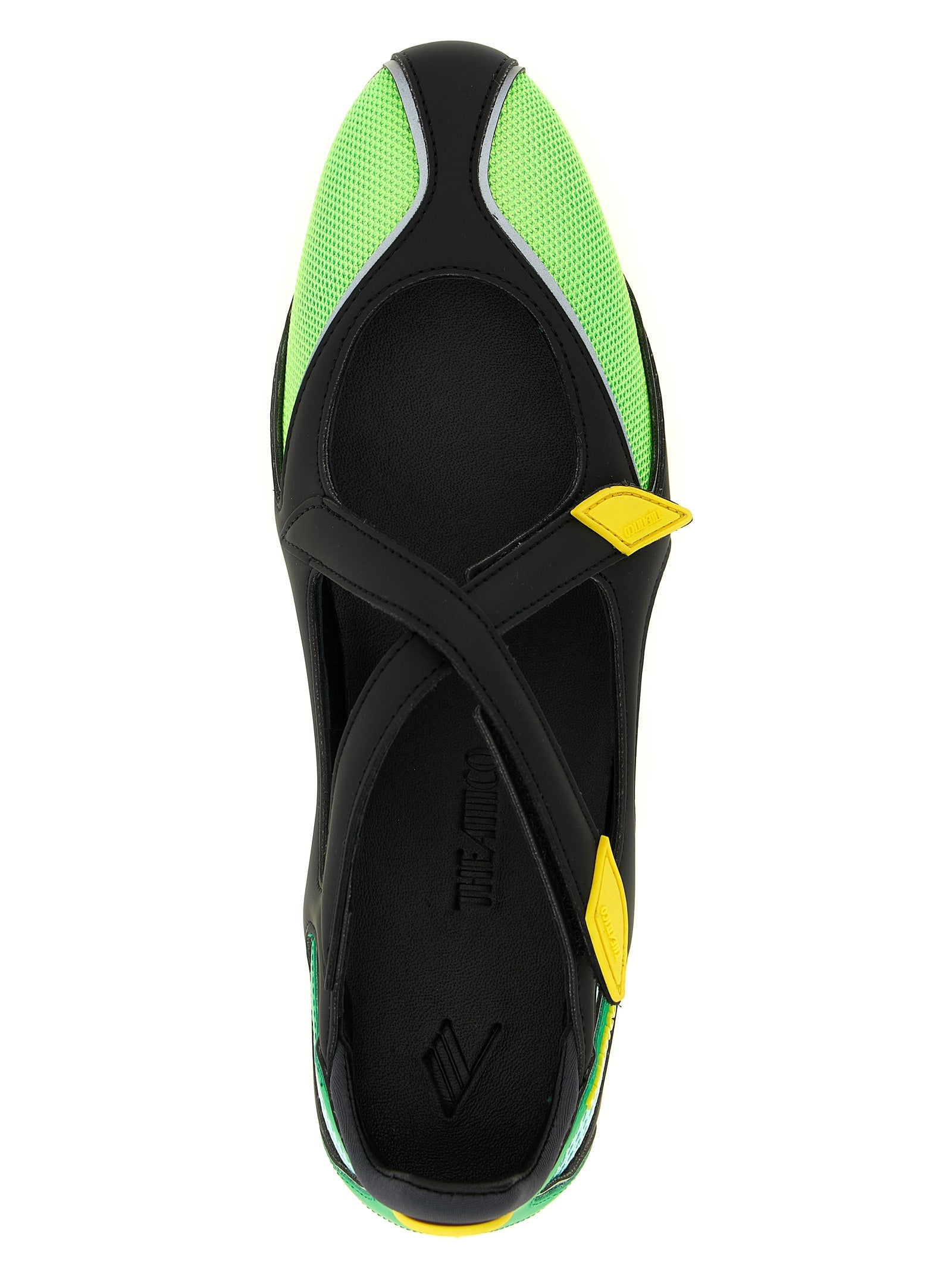 The Attico Bicolor Polyethylene Ballet Flats Curated Luxury Accessories by Orvyn