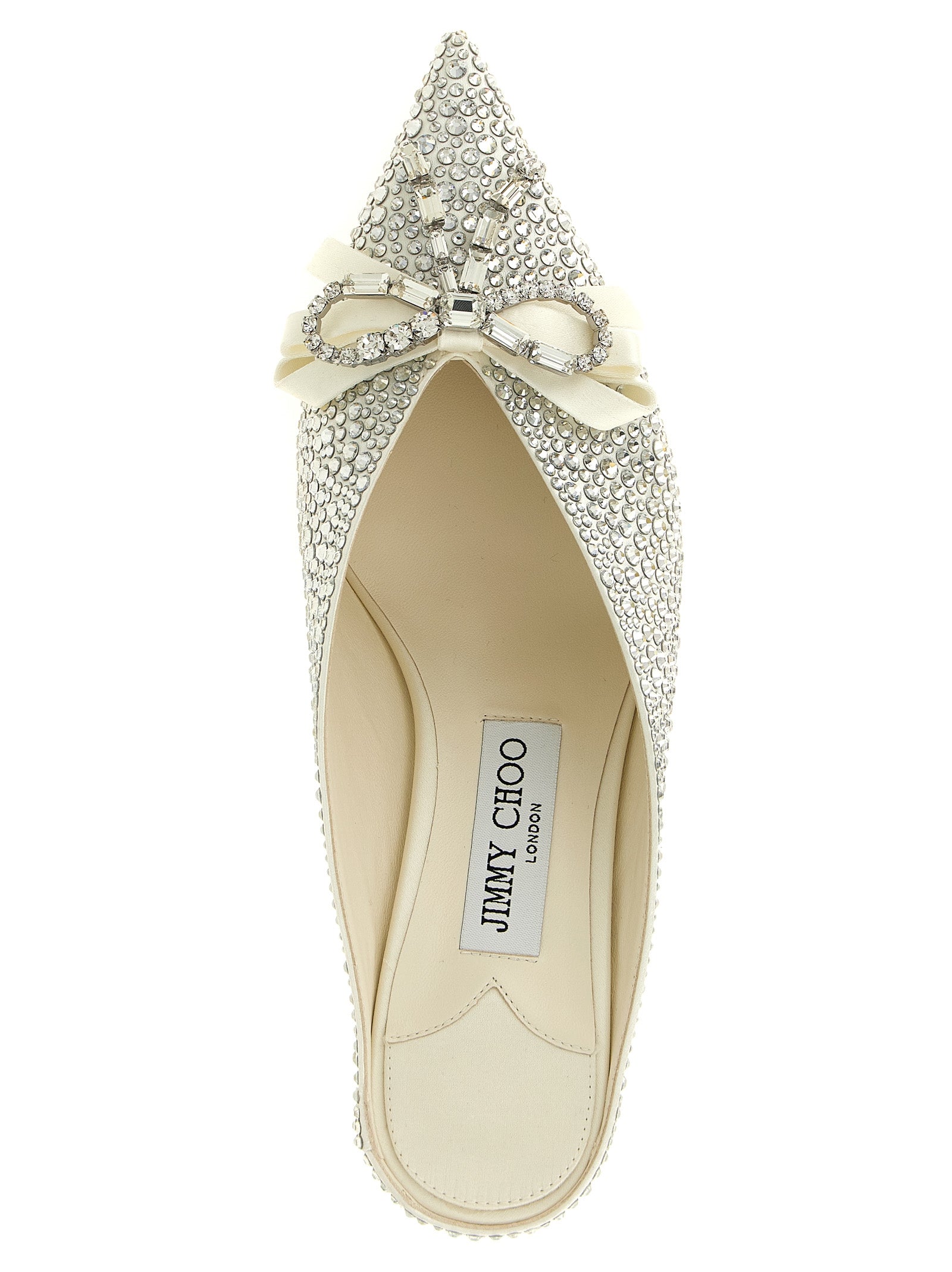 Jimmy Choo Silver Tencel Mid Heel Pumps Curated Luxury Accessories by Orvyn