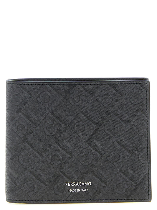 Ferragamo Black Polyethylene Wallet Curated Luxury Accessories by Orvyn