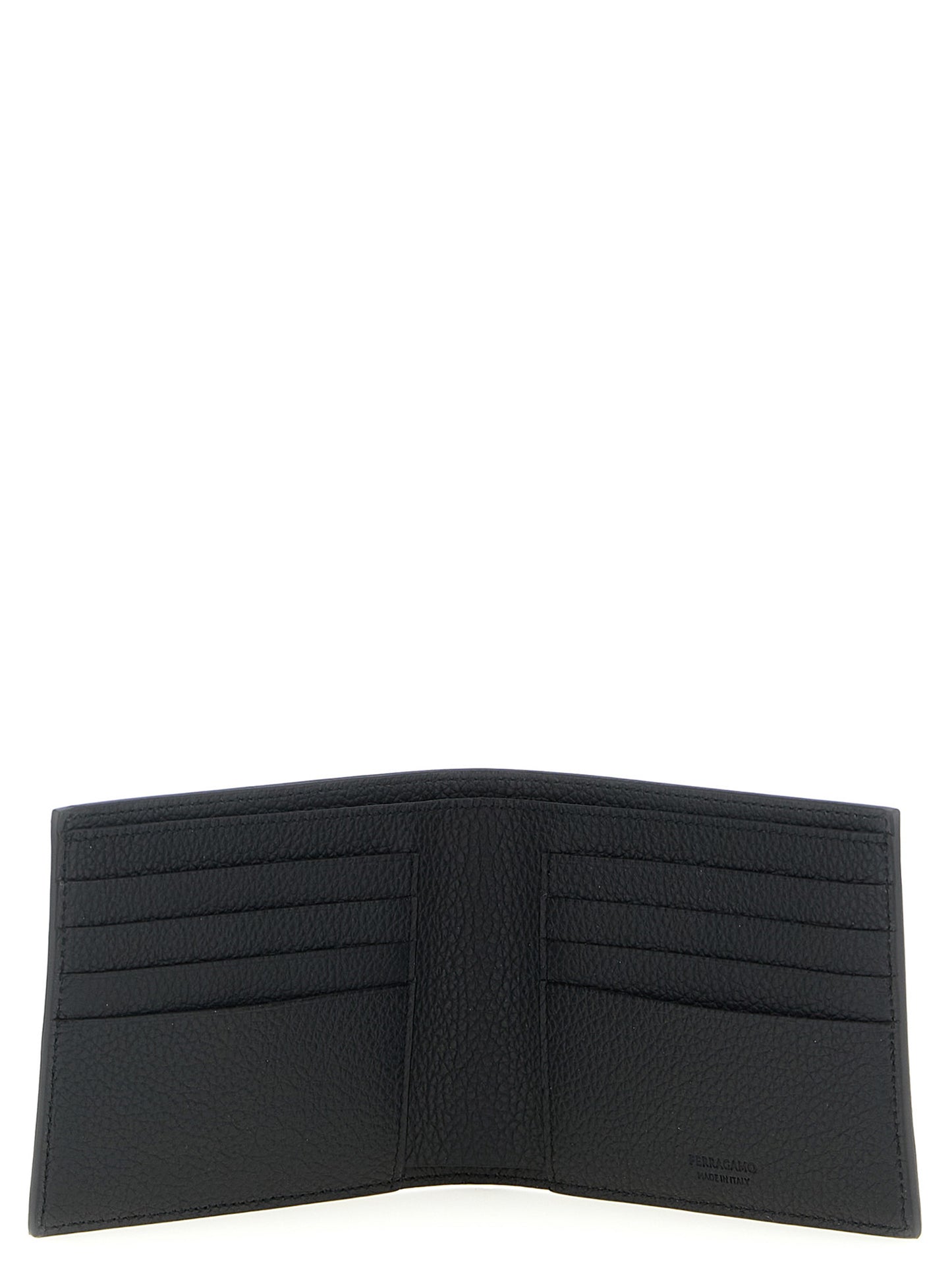 Ferragamo Black Polyethylene Wallet Curated Luxury Accessories by Orvyn