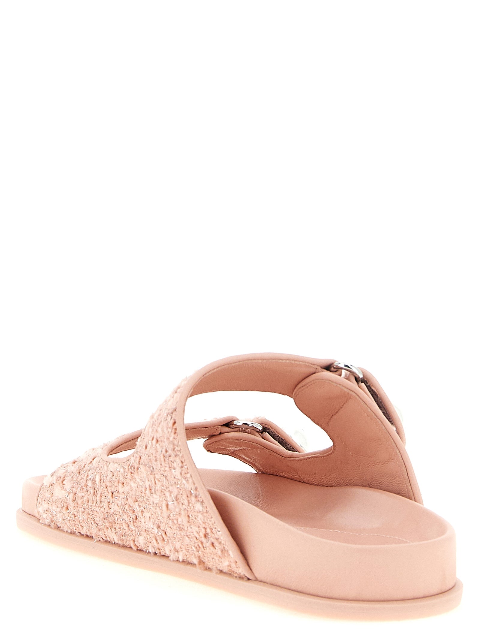 Jimmy Choo Multicolor Tencel Slides Curated Luxury Accessories by Orvyn