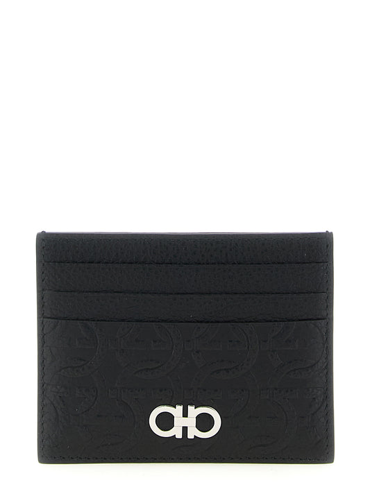 Ferragamo Black Calfskin Cardholder Curated Luxury Accessories by Orvyn