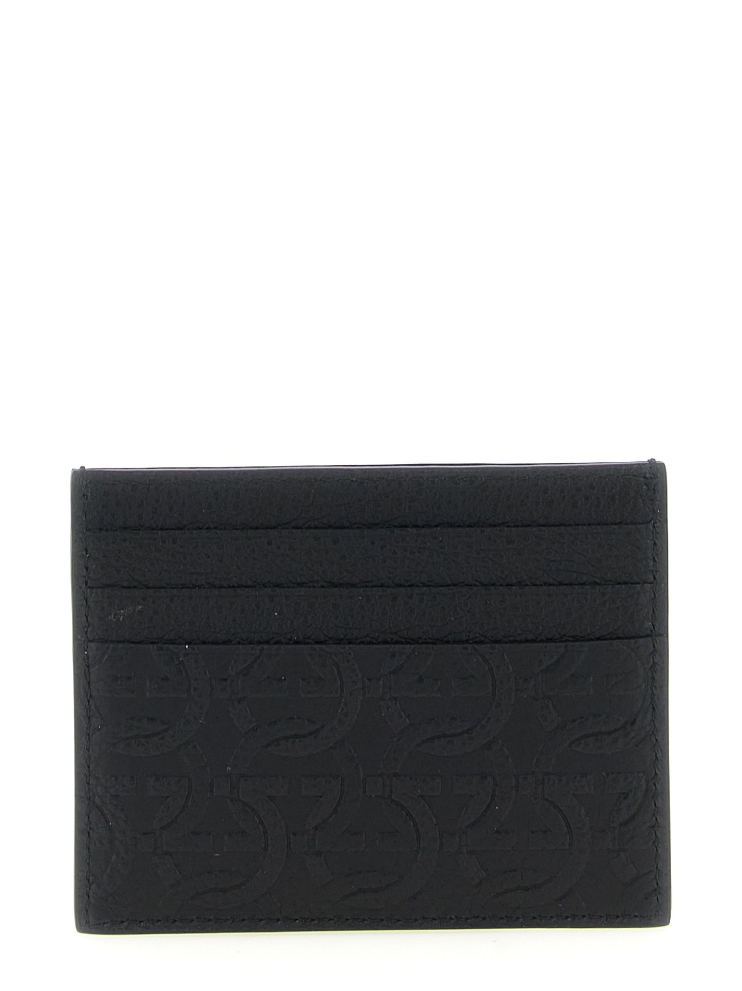 Ferragamo Black Calfskin Cardholder Curated Luxury Accessories by Orvyn