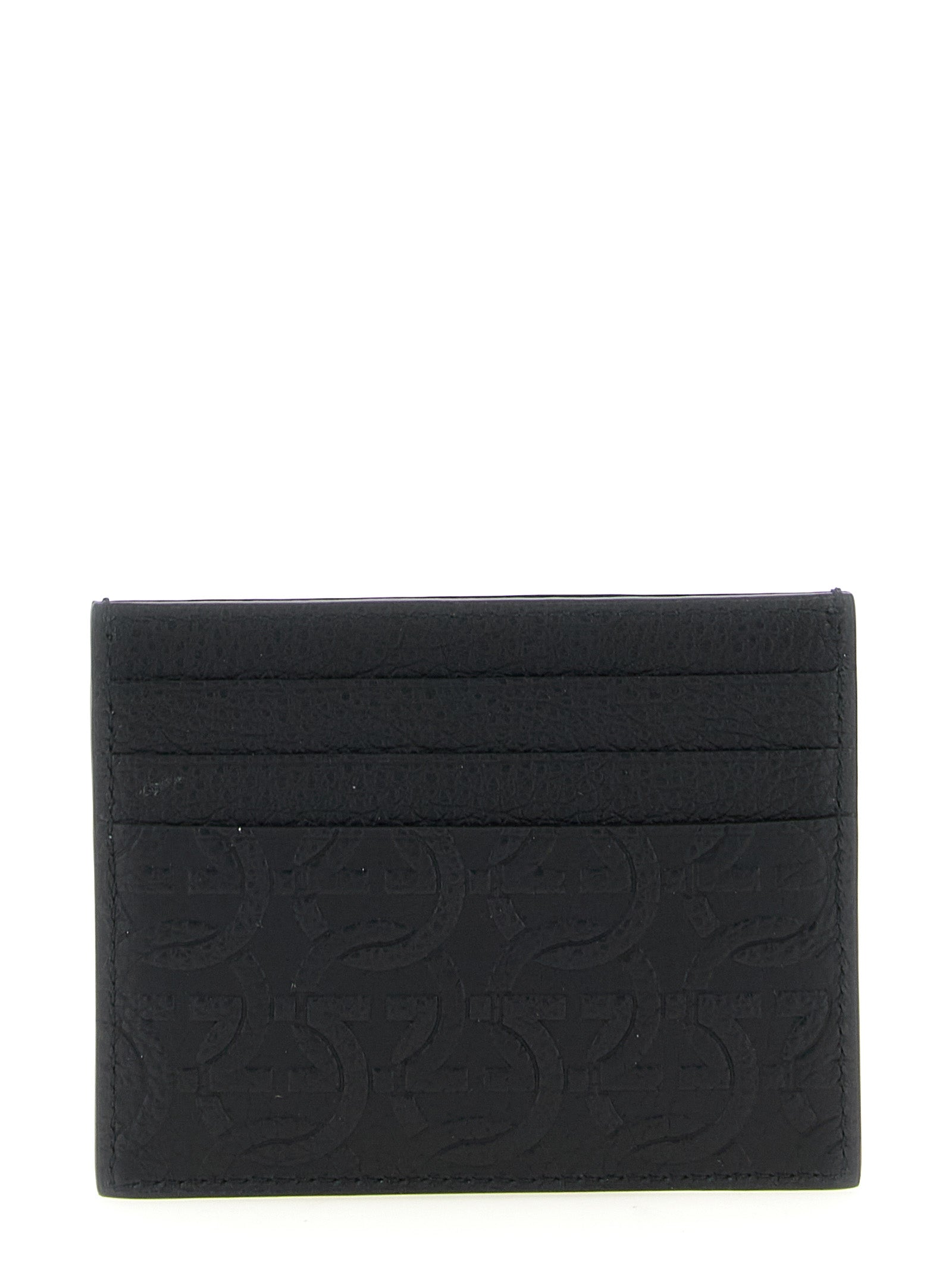Ferragamo Black Calfskin Cardholder Curated Luxury Accessories by Orvyn