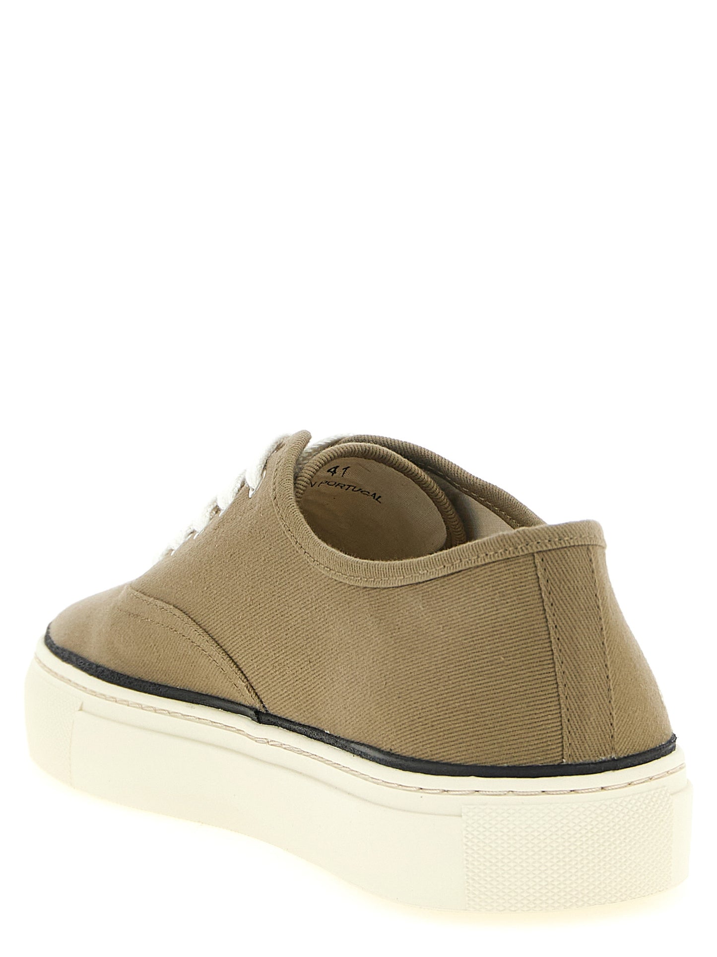 Jacquemus Bicolor Cotton Low Top Sneakers multicolor