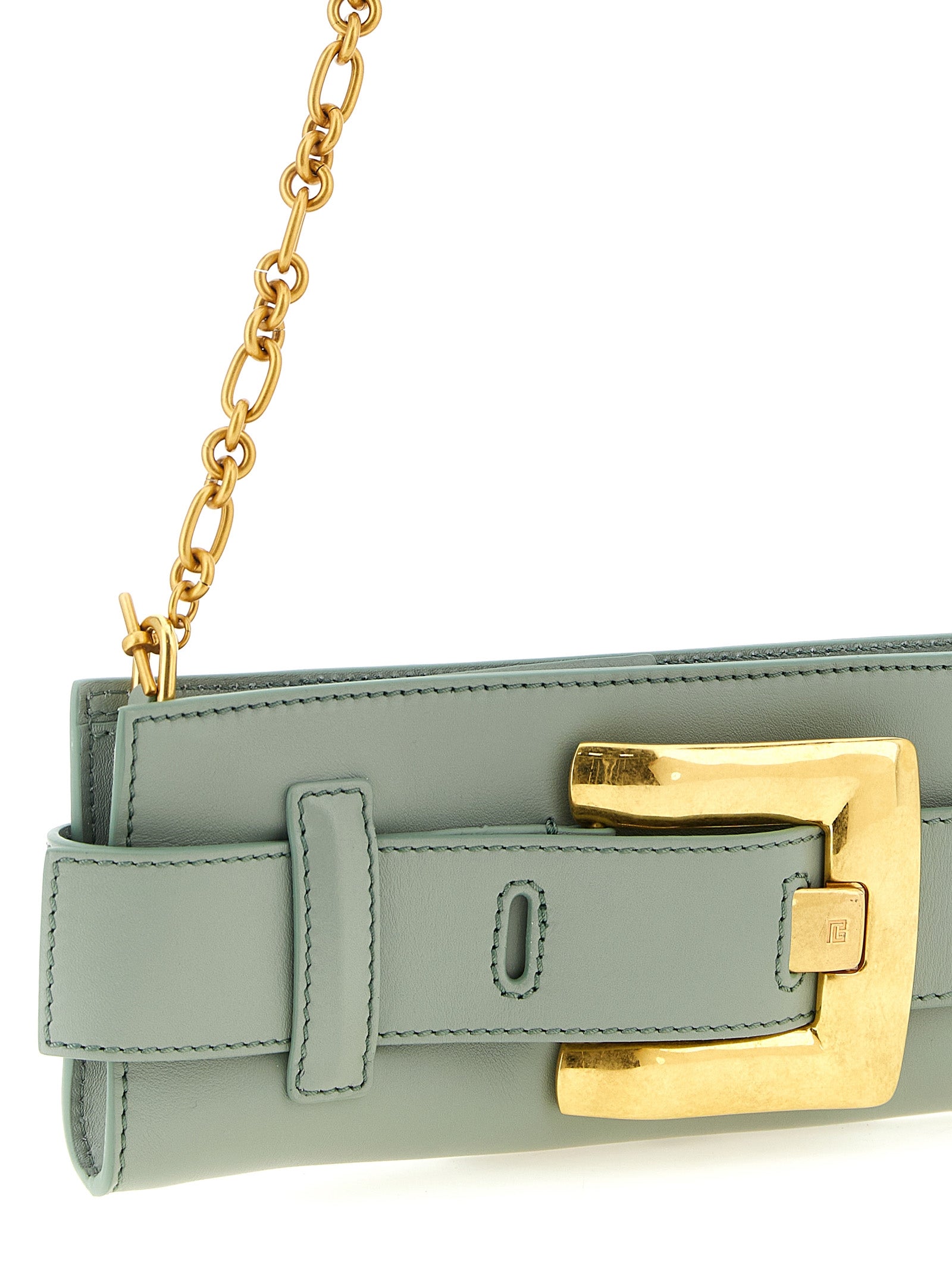Balmain Bicolor Calfskin Clutch Bag Curated Luxury Accessories by Orvyn