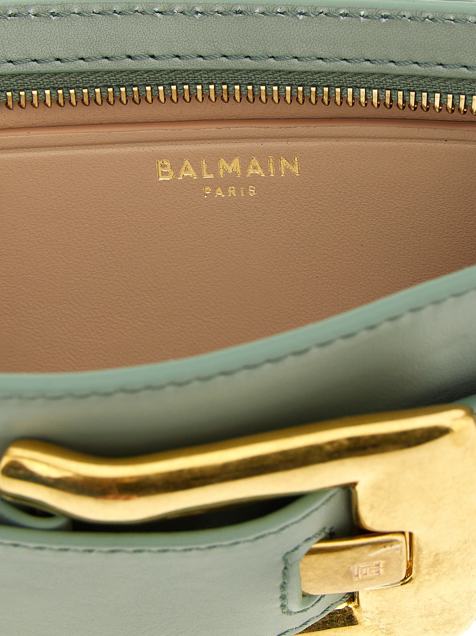 Balmain Bicolor Calfskin Clutch Bag Curated Luxury Accessories by Orvyn