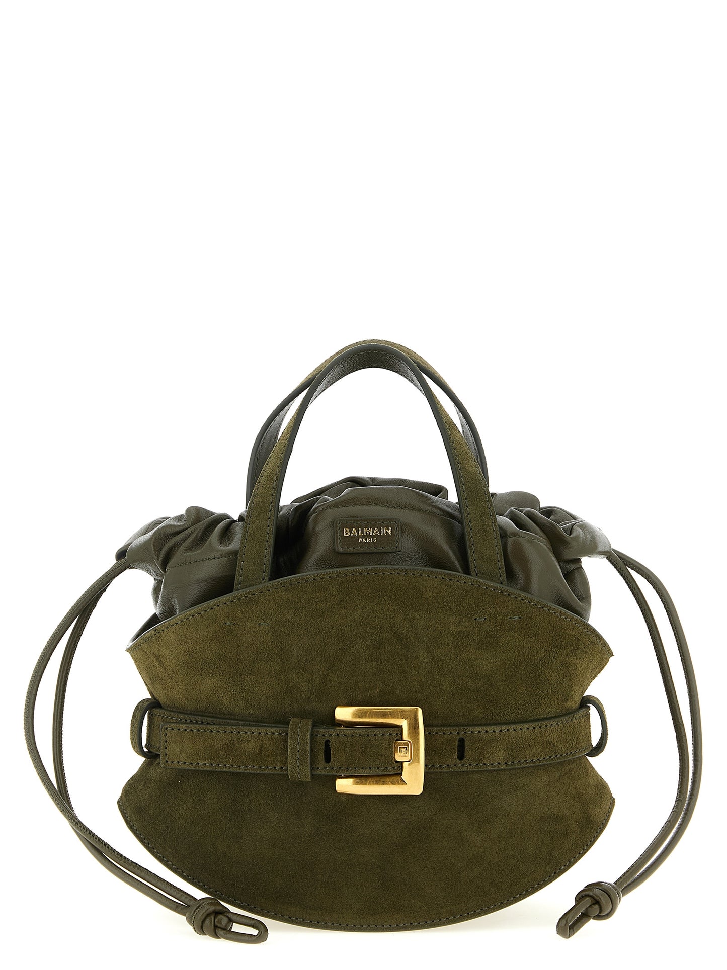 Balmain Bicolor Calfskin Handbag Curated Luxury Accessories by Orvyn