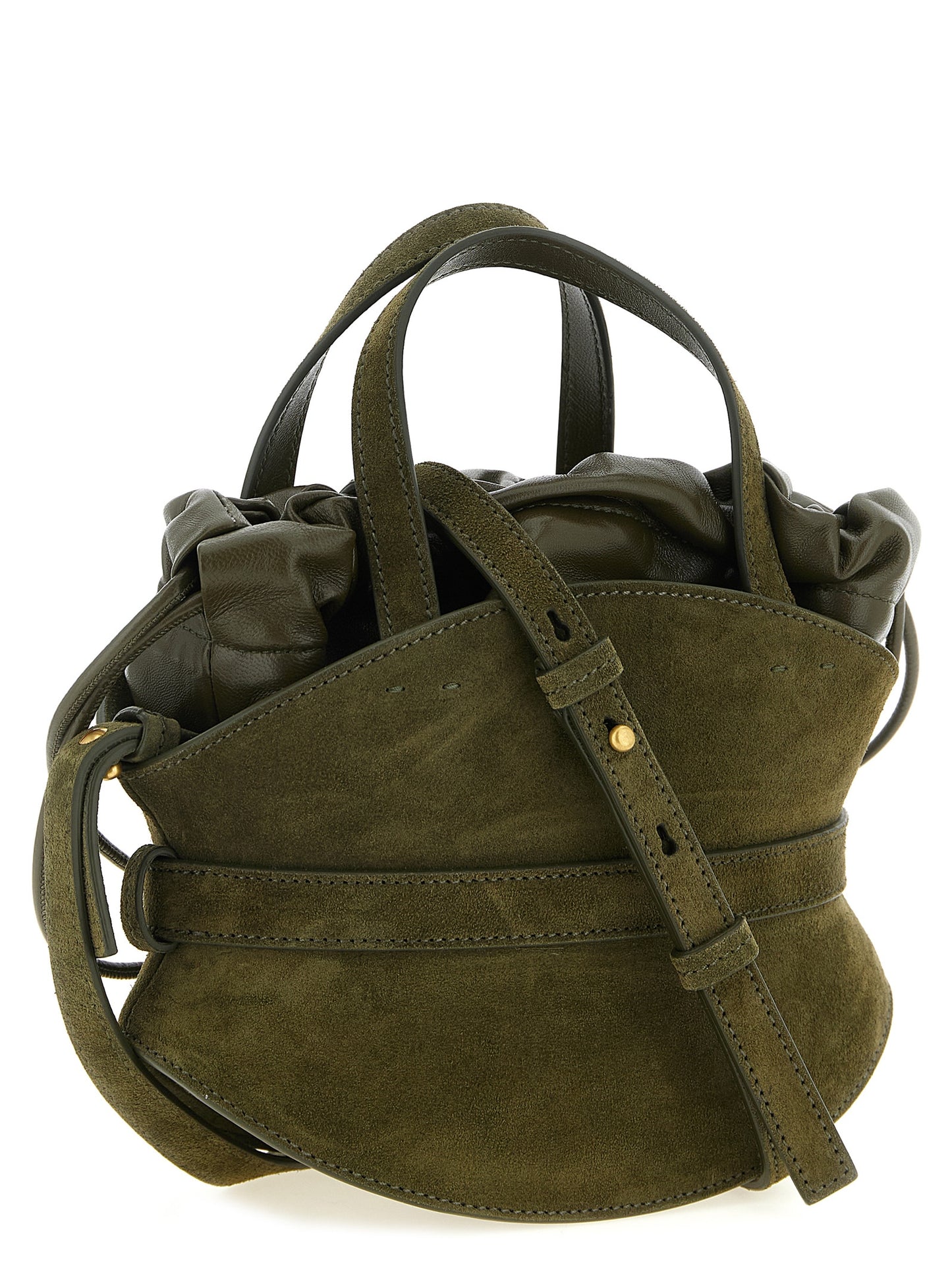 Balmain Bicolor Calfskin Handbag Curated Luxury Accessories by Orvyn