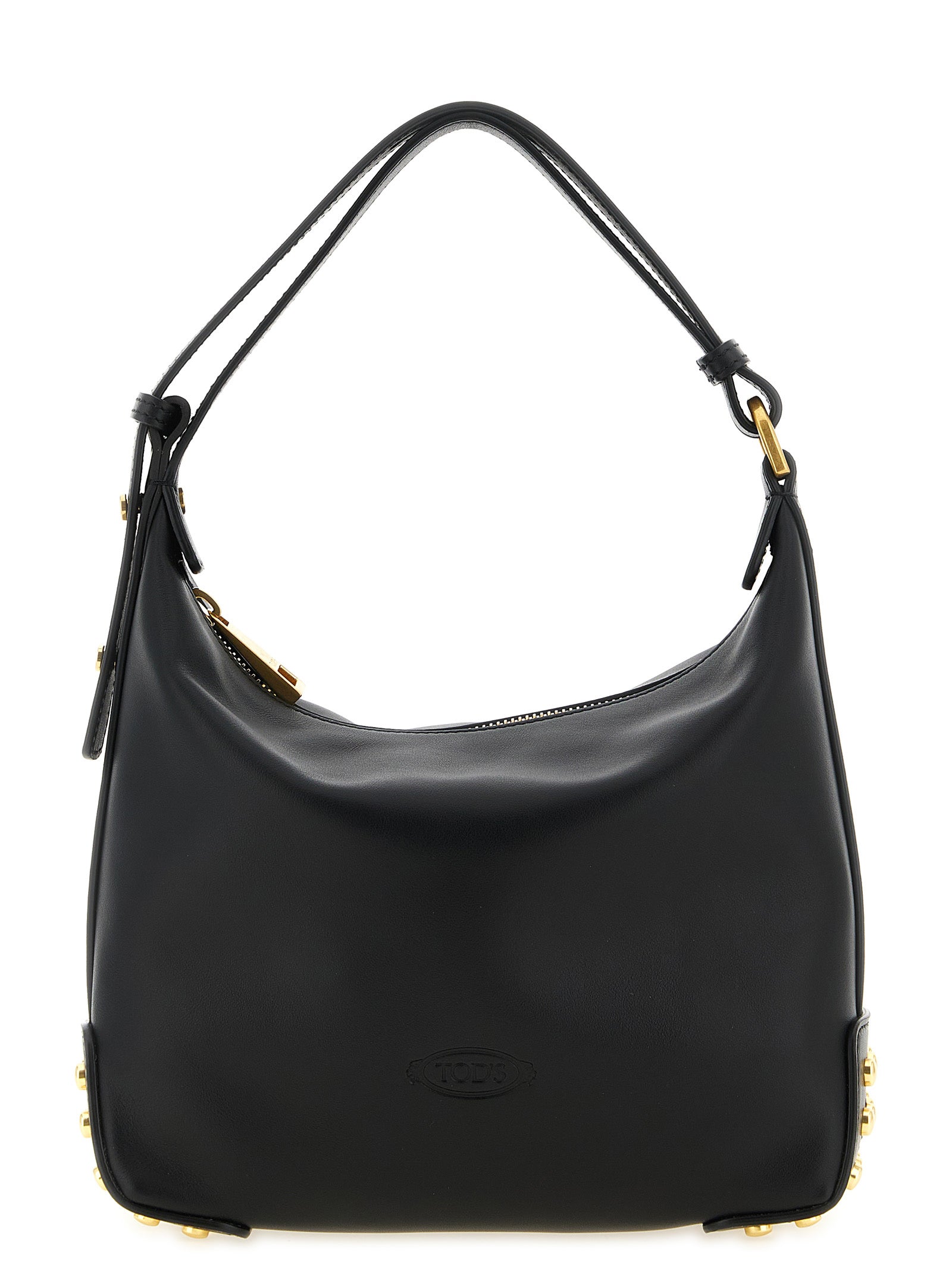 Tod's Black Calfskin Shoulder Bag Curated Luxury Accessories by Orvyn