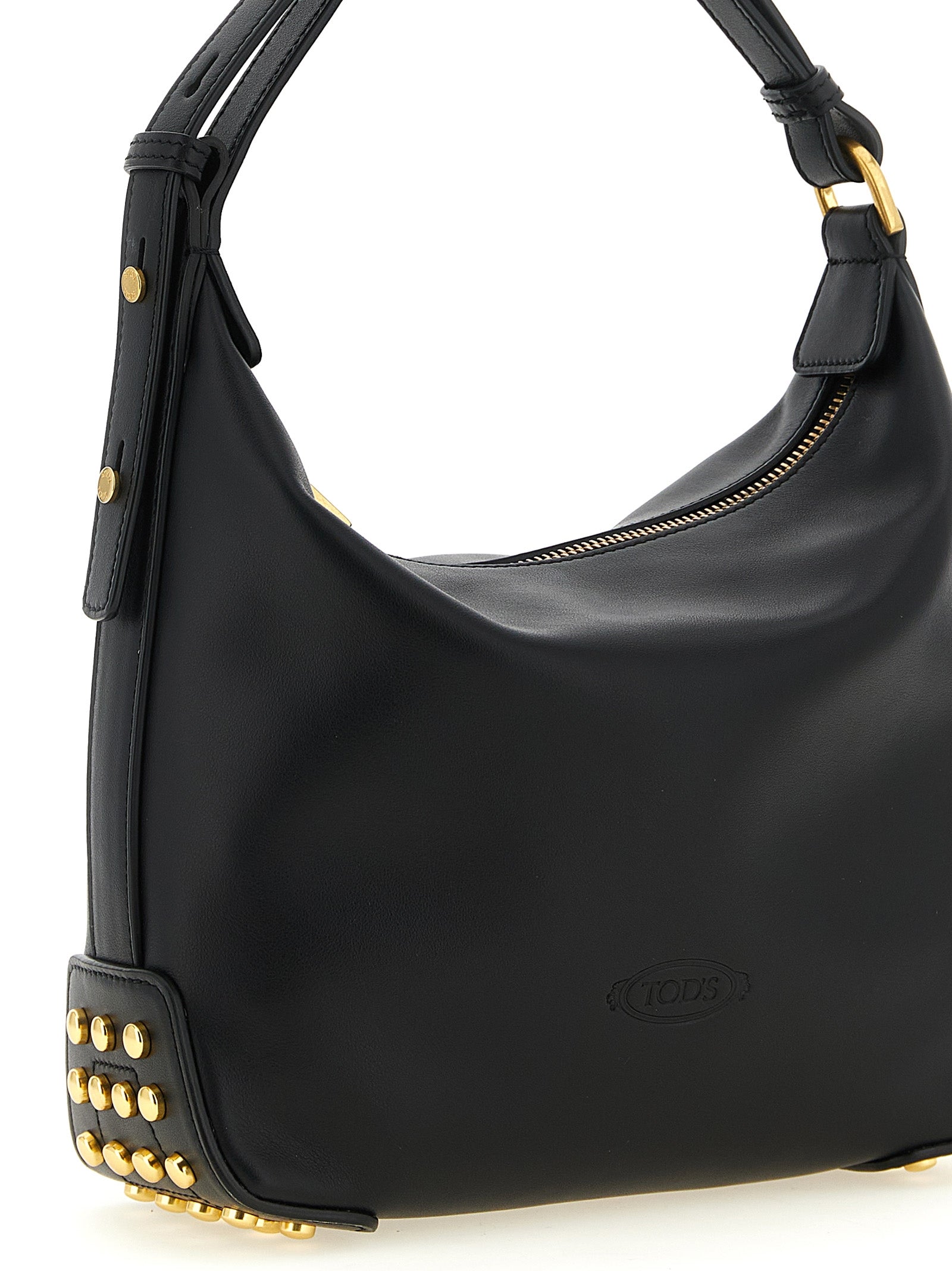 Tod's Black Calfskin Shoulder Bag Curated Luxury Accessories by Orvyn