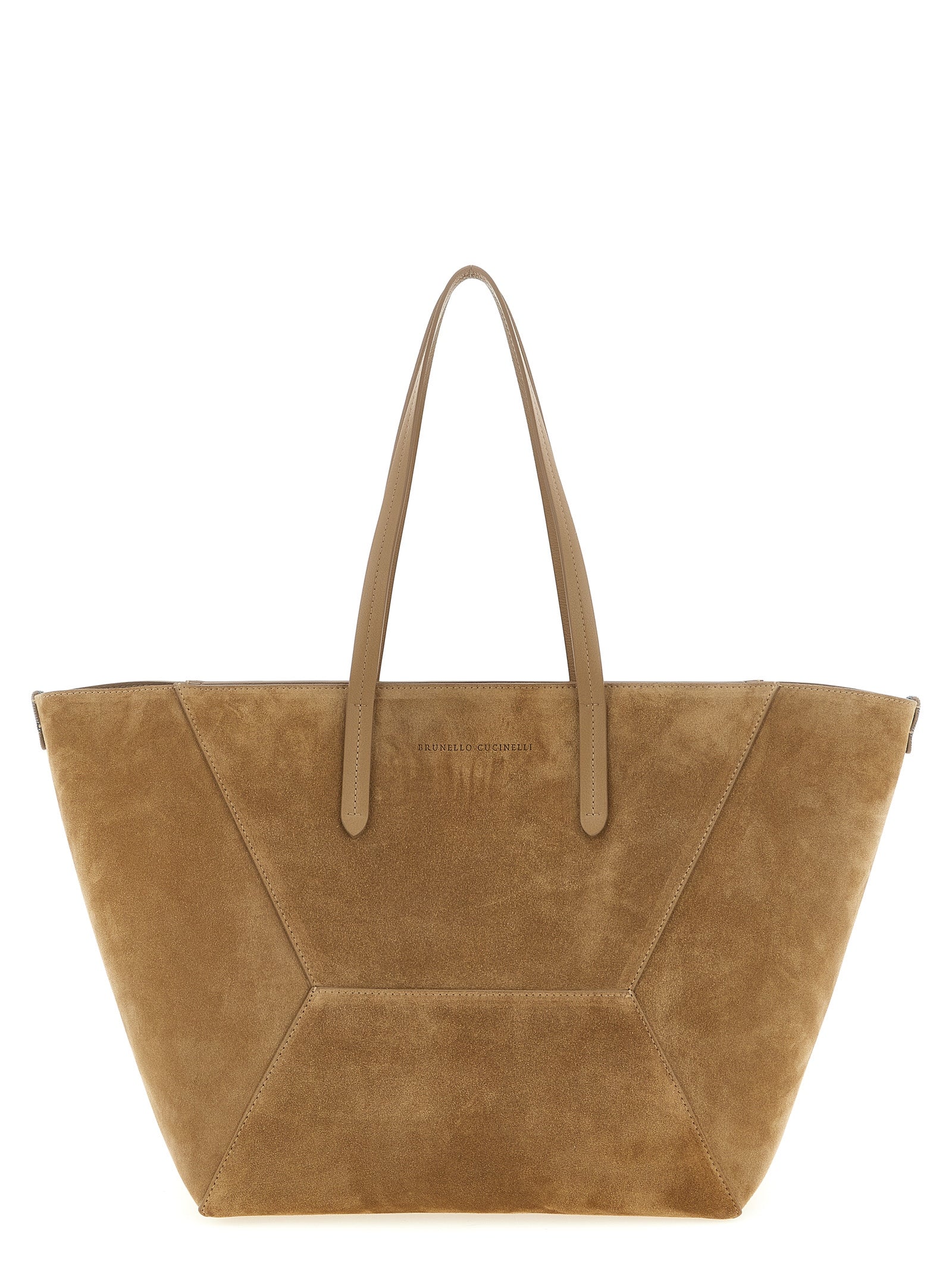 Brunello Cucinelli Brown Calfskin Shoulder Bag Curated Luxury Accessories by Orvyn