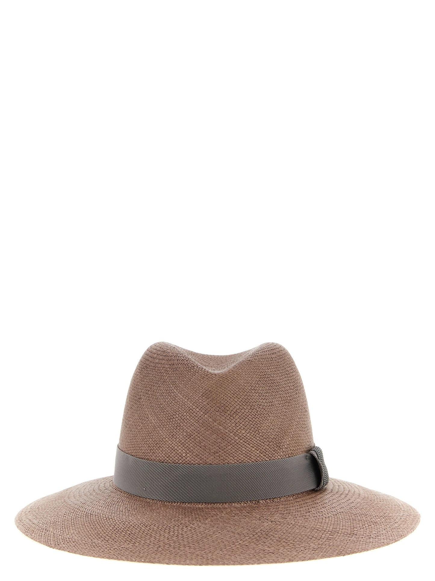 Brunello Cucinelli Brown Hemp Fedora Curated Luxury Accessories by Orvyn
