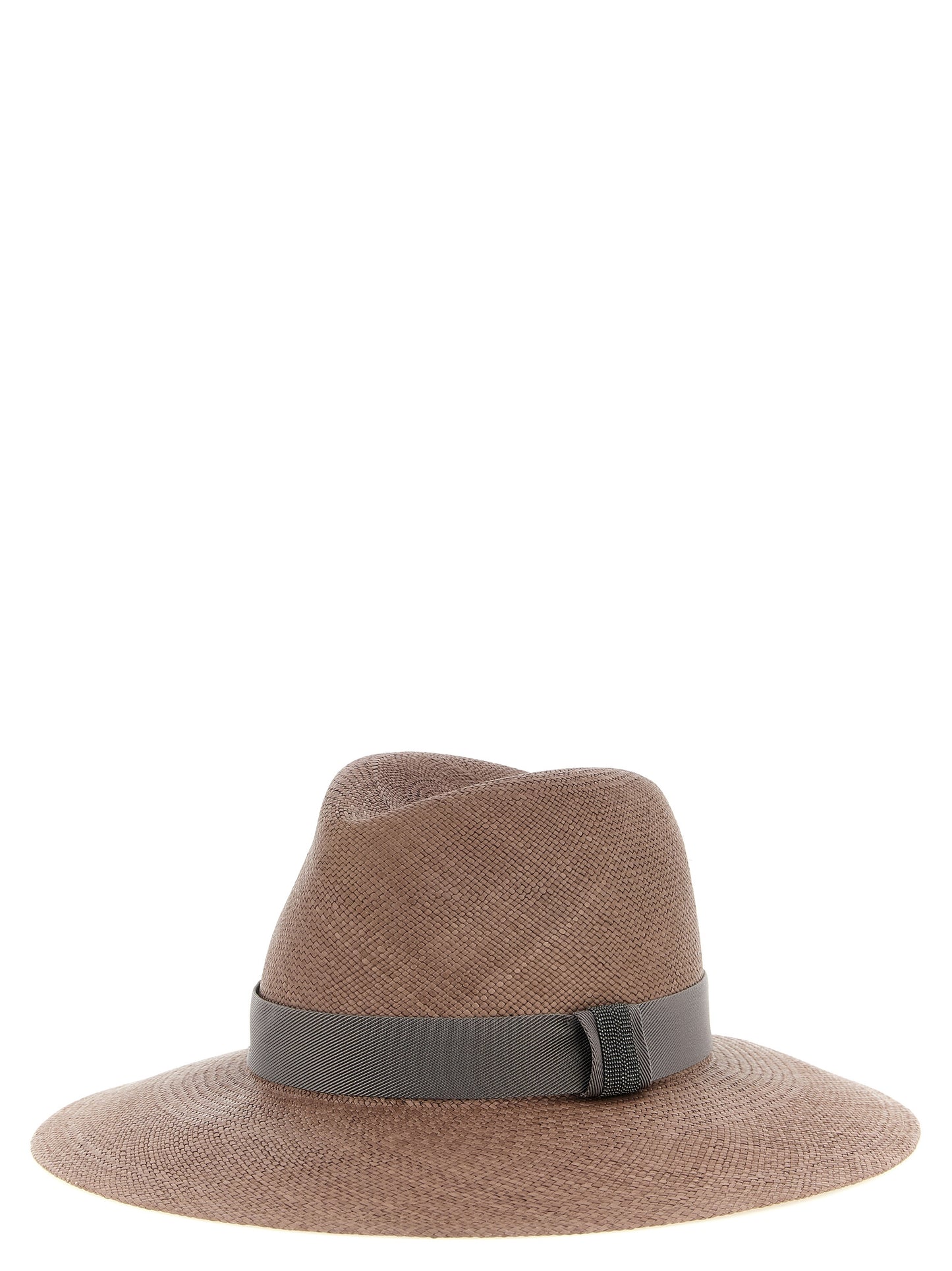 Brunello Cucinelli Brown Hemp Fedora Curated Luxury Accessories by Orvyn