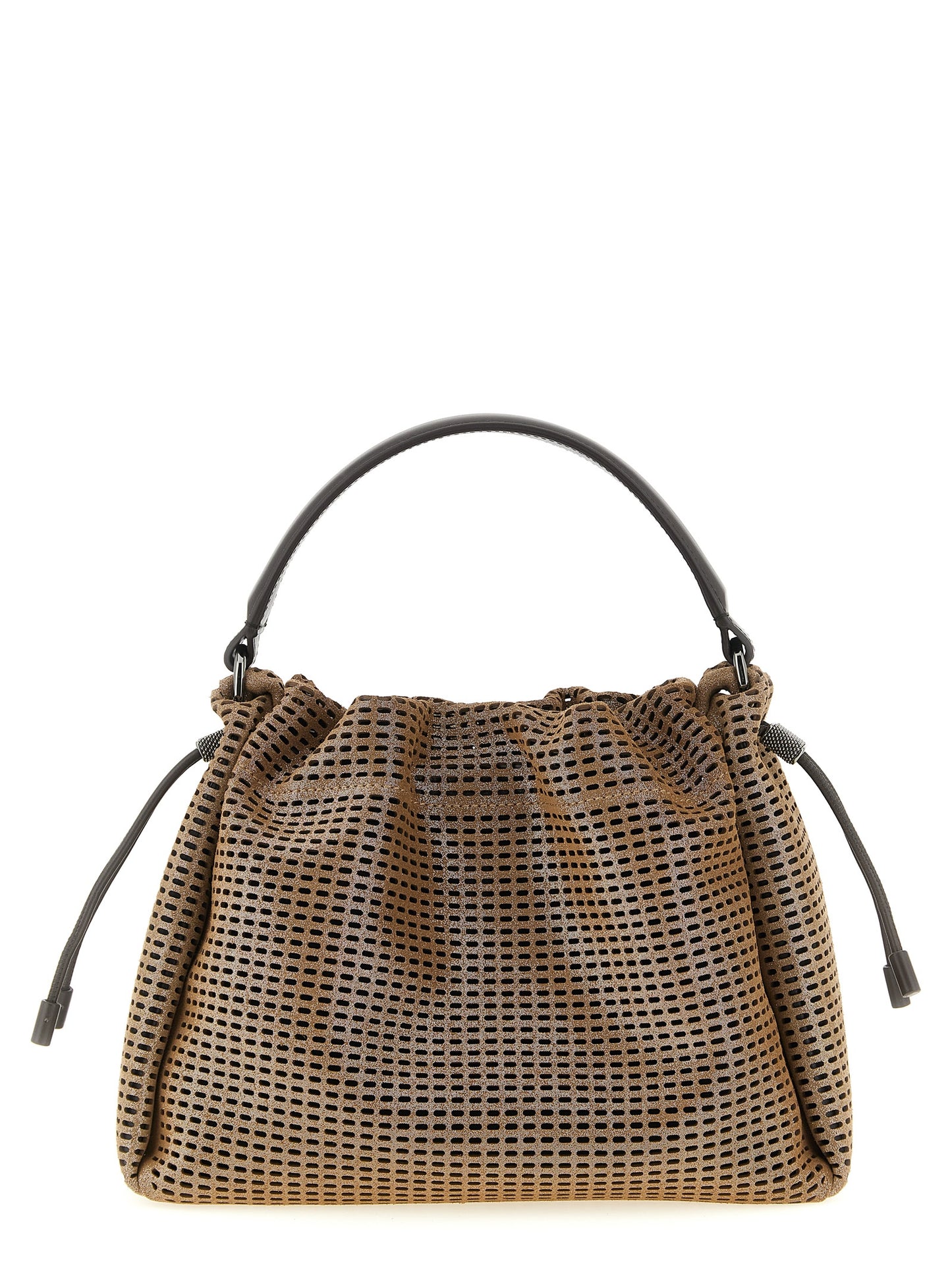 Brunello Cucinelli Brown Calfskin Handbag Curated Luxury Accessories by Orvyn