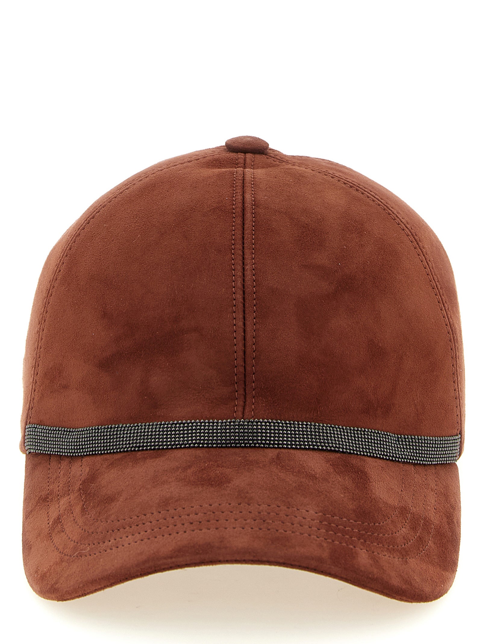 Brunello Cucinelli Multicolor Lamb Leather Cap (Baseball Hat) Curated Luxury Accessories by Orvyn