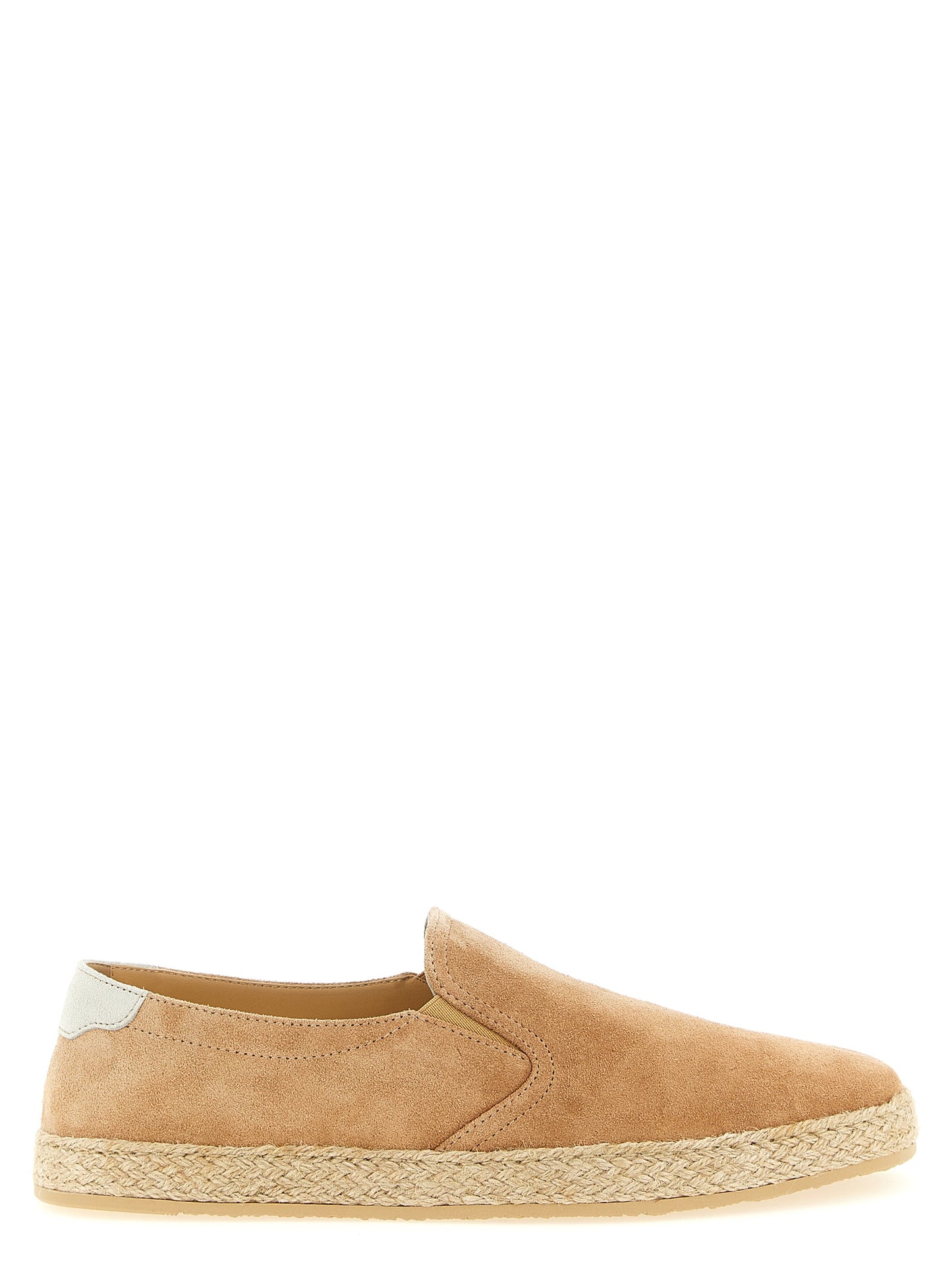 Brunello Cucinelli Beige Calfskin Espadrilles Curated Luxury Accessories by Orvyn