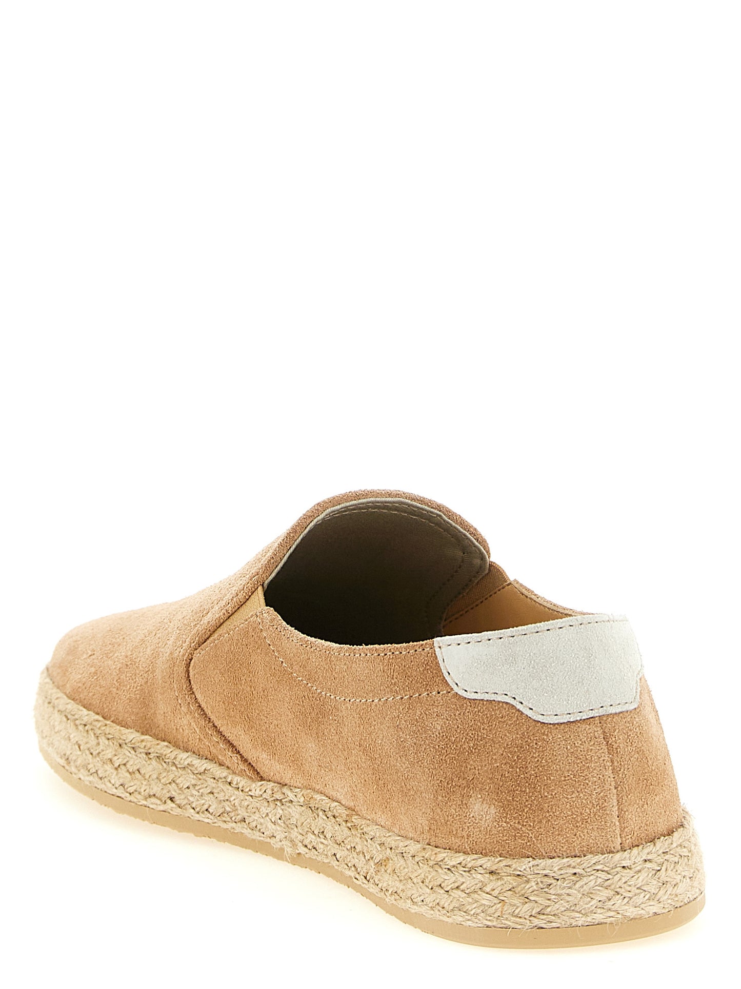 Brunello Cucinelli Beige Calfskin Espadrilles Curated Luxury Accessories by Orvyn