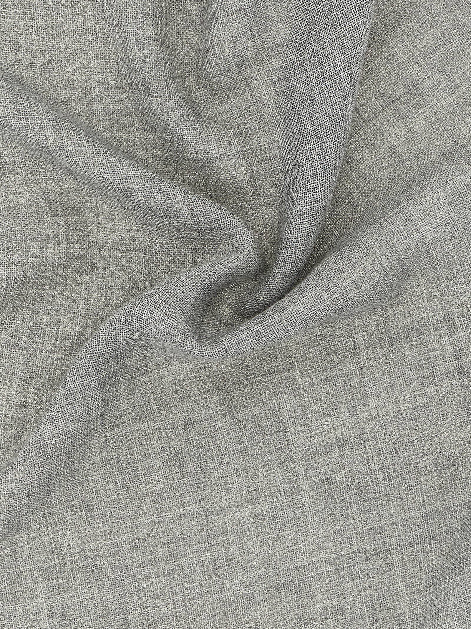 Brunello Cucinelli Gray Virgin Wool Scarf Curated Luxury Accessories by Orvyn