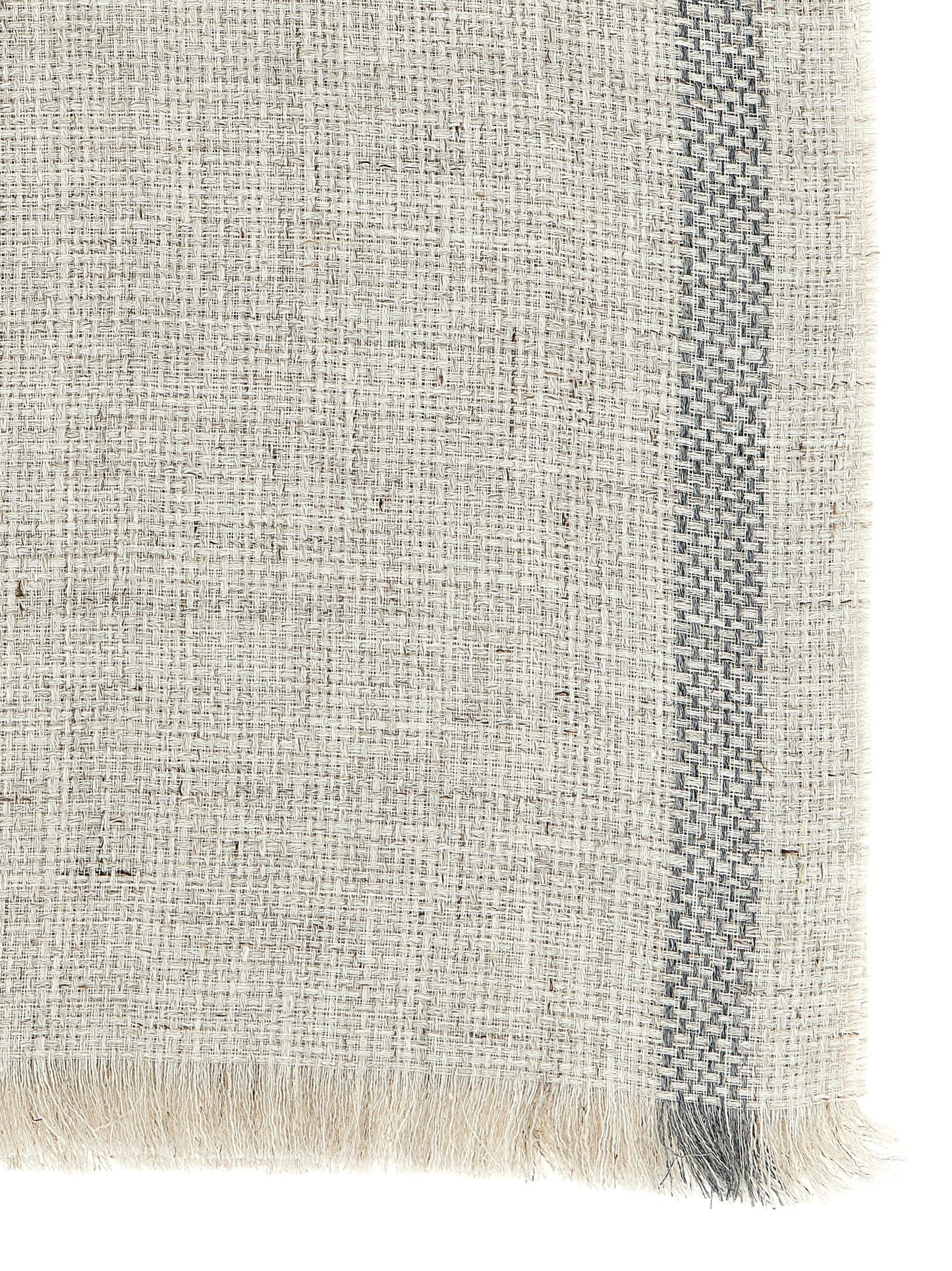 Brunello Cucinelli Gray Linen Scarf Curated Luxury Accessories by Orvyn