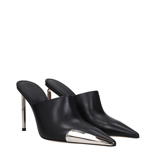 Off-White Black Leather High Heel Pumps Curated Luxury Accessories by Orvyn