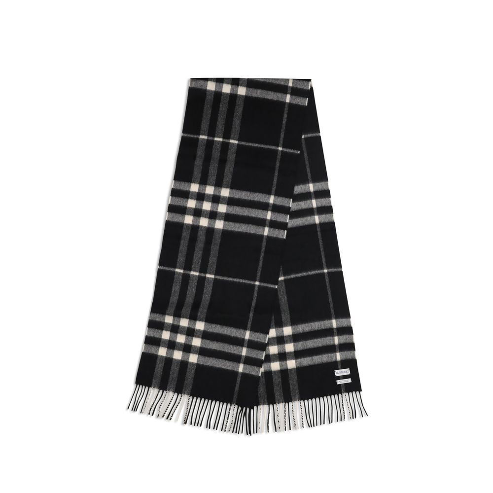 Burberry Black Cashmere Scarf Curated Luxury Accessories by Orvyn