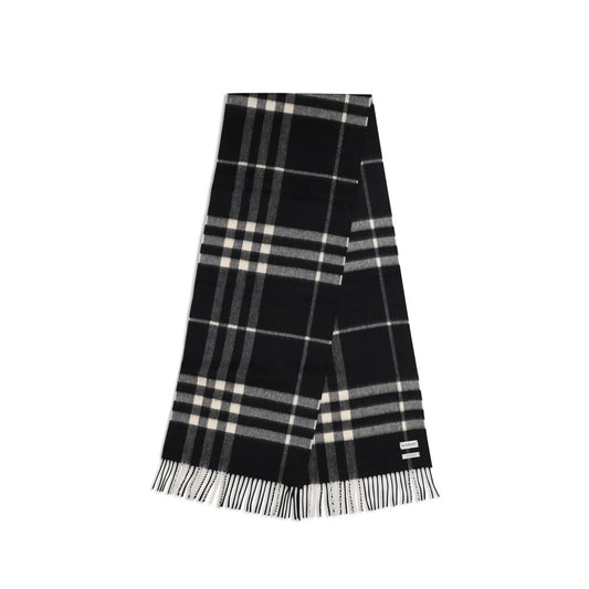 Burberry Black Cashmere Scarf Curated Luxury Accessories by Orvyn