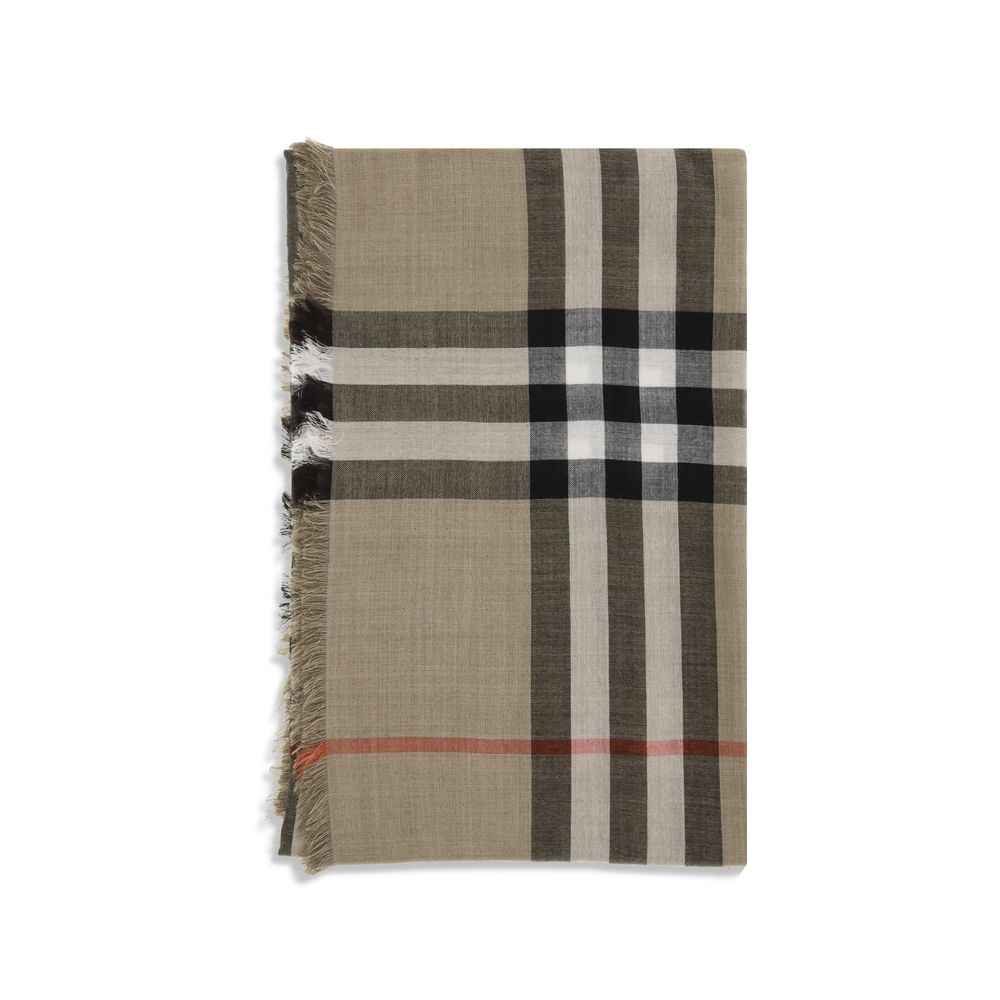 Burberry Beige Wool Scarf Curated Luxury Accessories by Orvyn