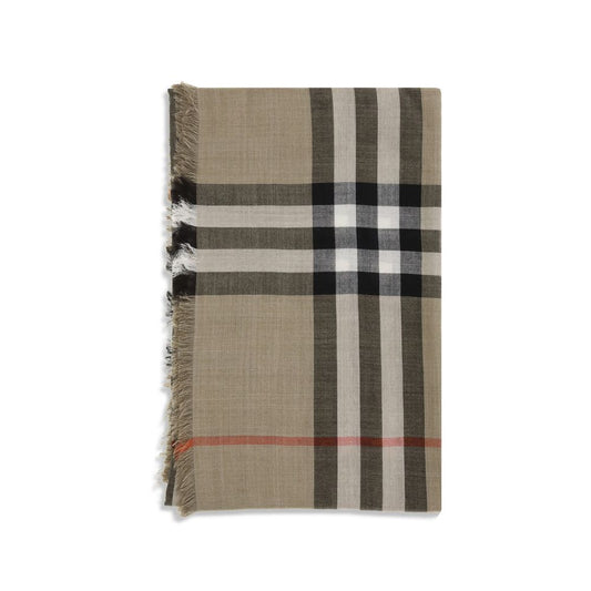 Burberry Beige Wool Scarf Curated Luxury Accessories by Orvyn