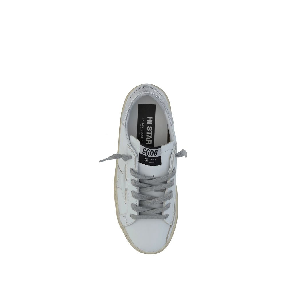 Golden Goose White Calf Leather Bos Taurus Low Top Sneakers Curated Luxury Accessories by Orvyn