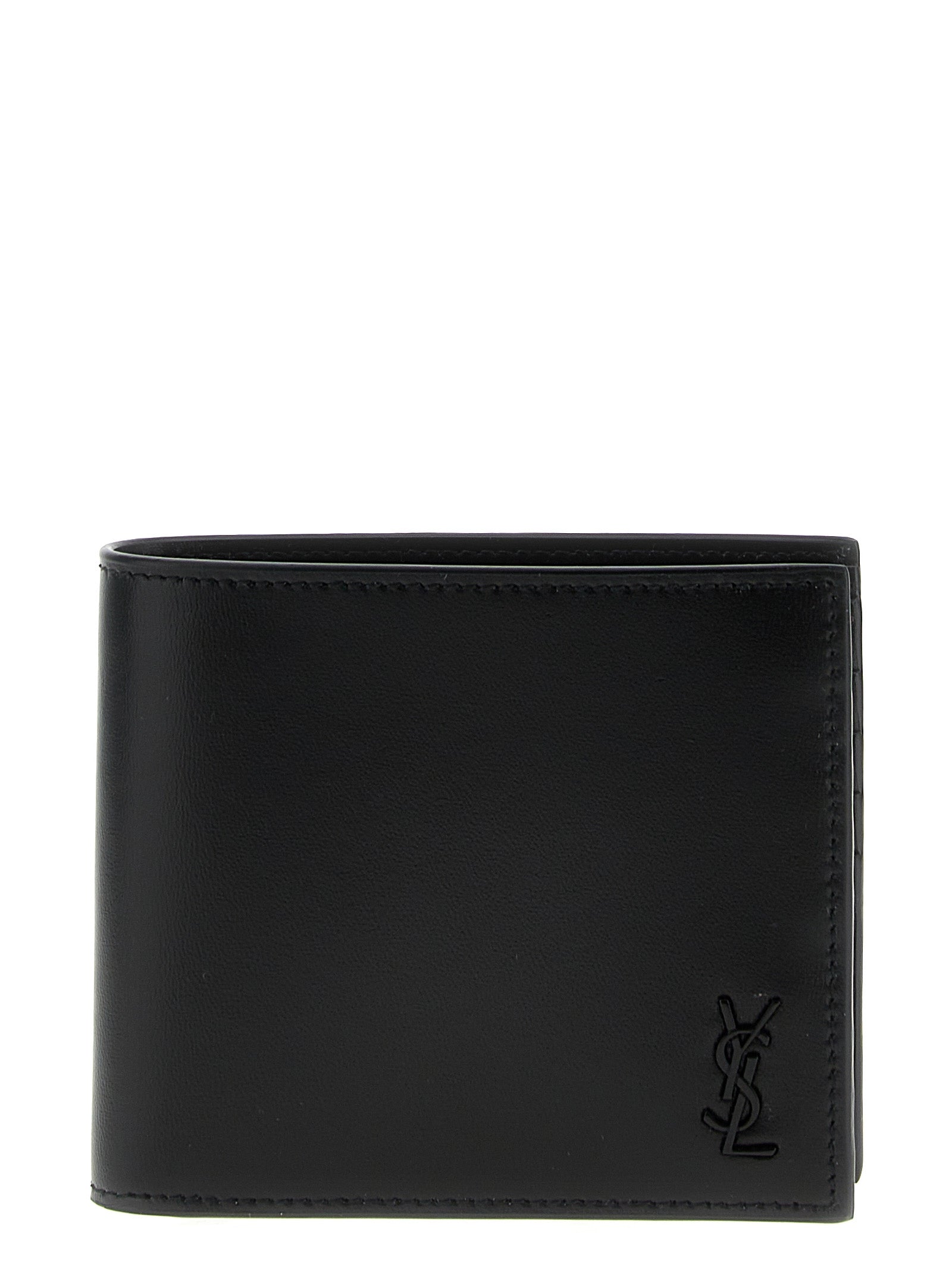 Saint Laurent Black Calfskin Wallet Curated Luxury Accessories by Orvyn