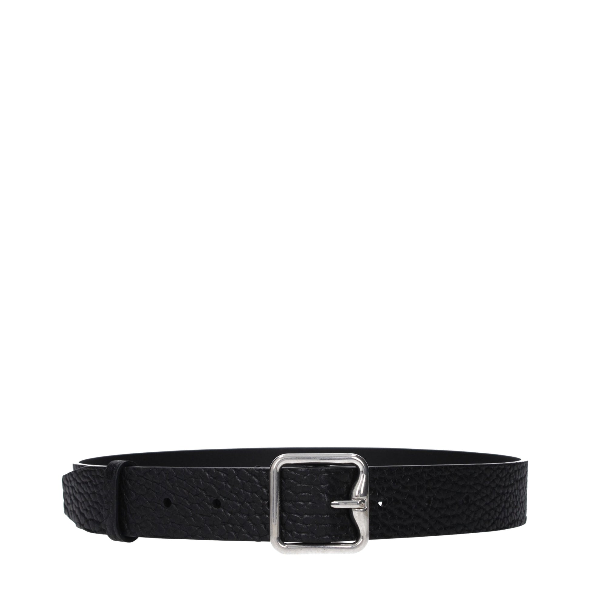 Burberry Black Leather Regular Belt Curated Luxury Accessories by Orvyn