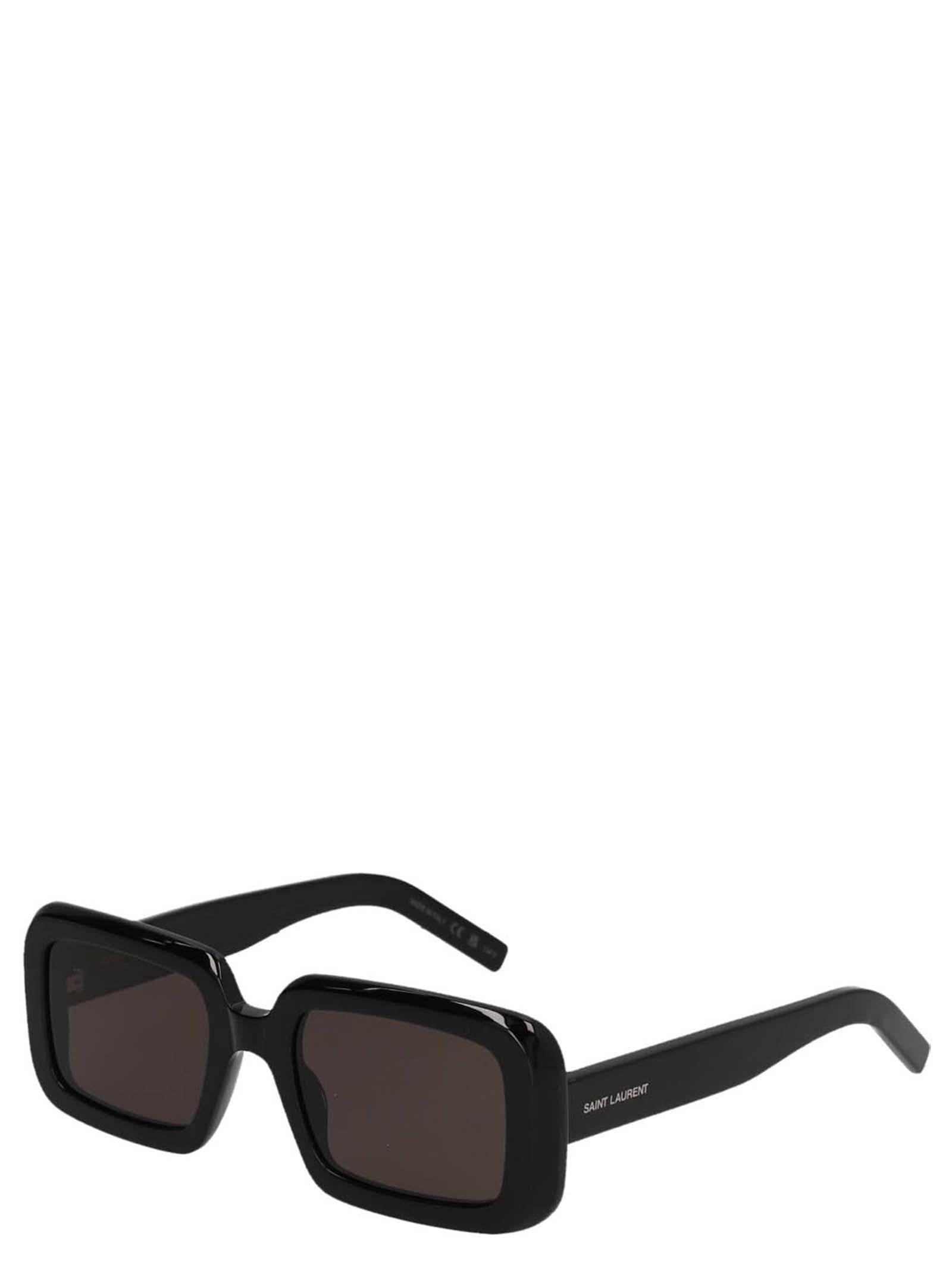 Saint Laurent Black Acetate Sunglasses Curated Luxury Accessories by Orvyn