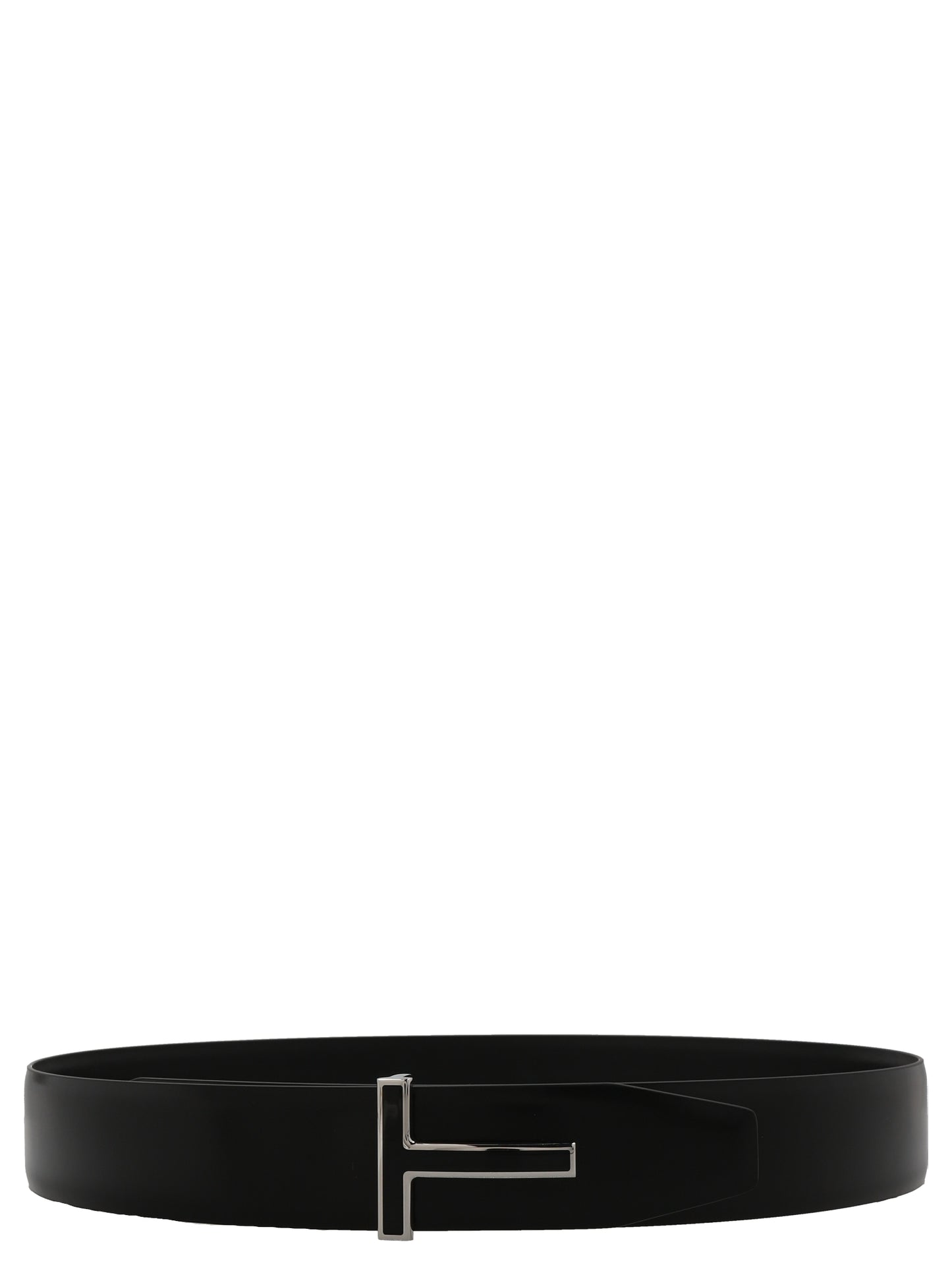 Tom Ford Black Calfskin Regular Belt Curated Luxury Accessories by Orvyn