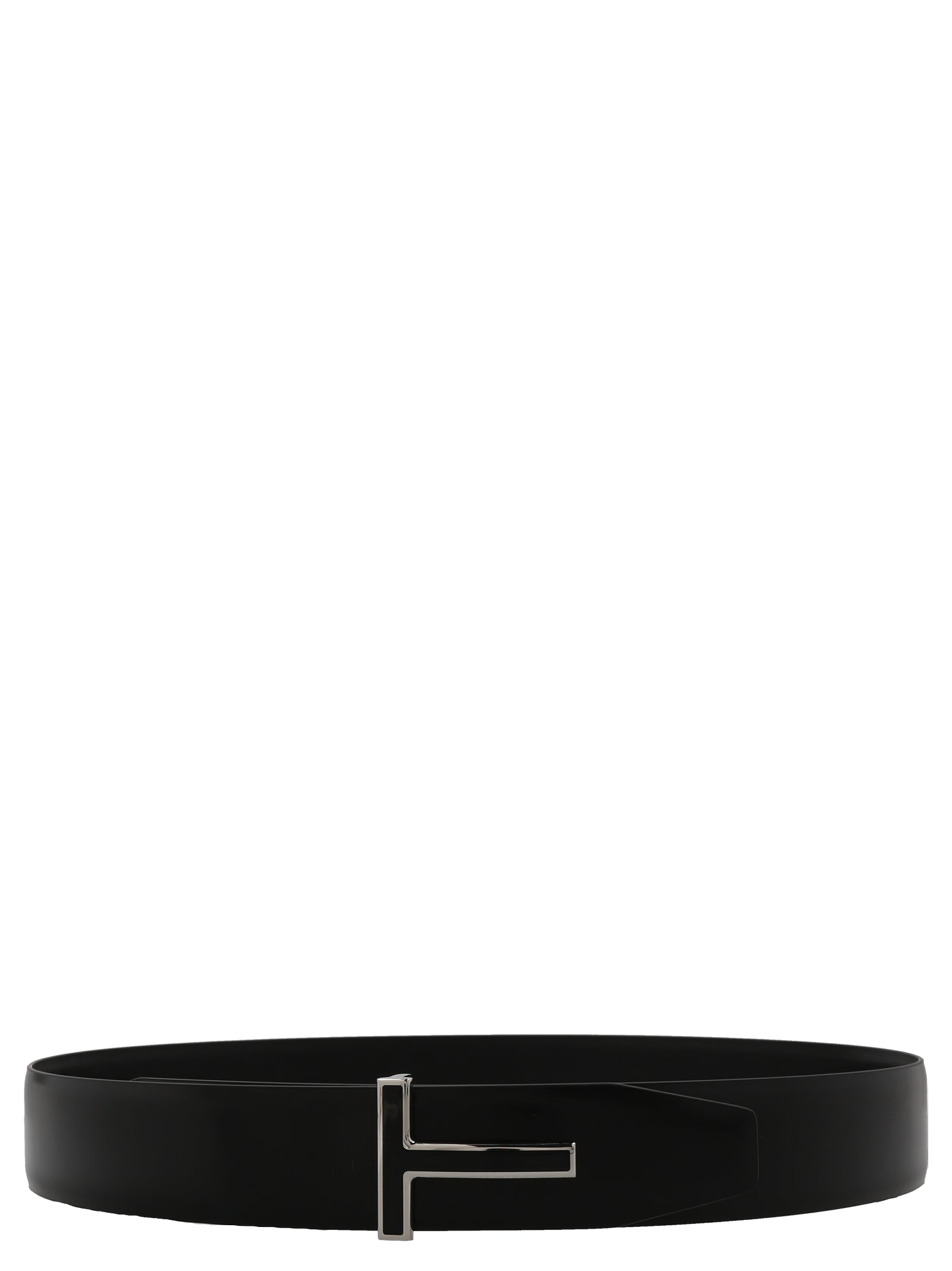 Tom Ford Black Calfskin Regular Belt Curated Luxury Accessories by Orvyn