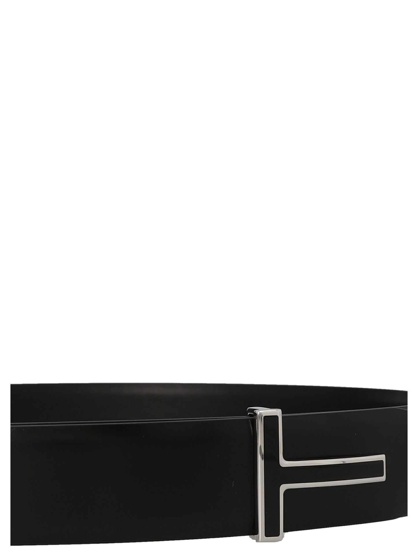 Tom Ford Black Calfskin Regular Belt Curated Luxury Accessories by Orvyn