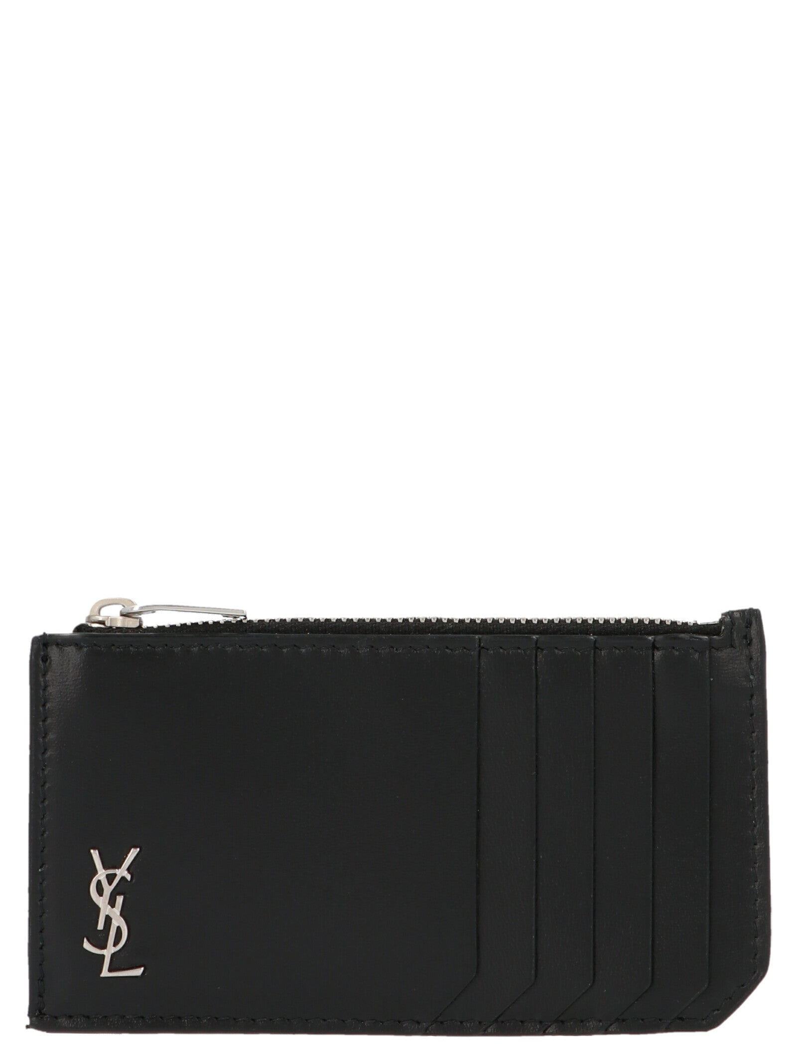 Saint Laurent Black Calfskin Cardholder Curated Luxury Accessories by Orvyn
