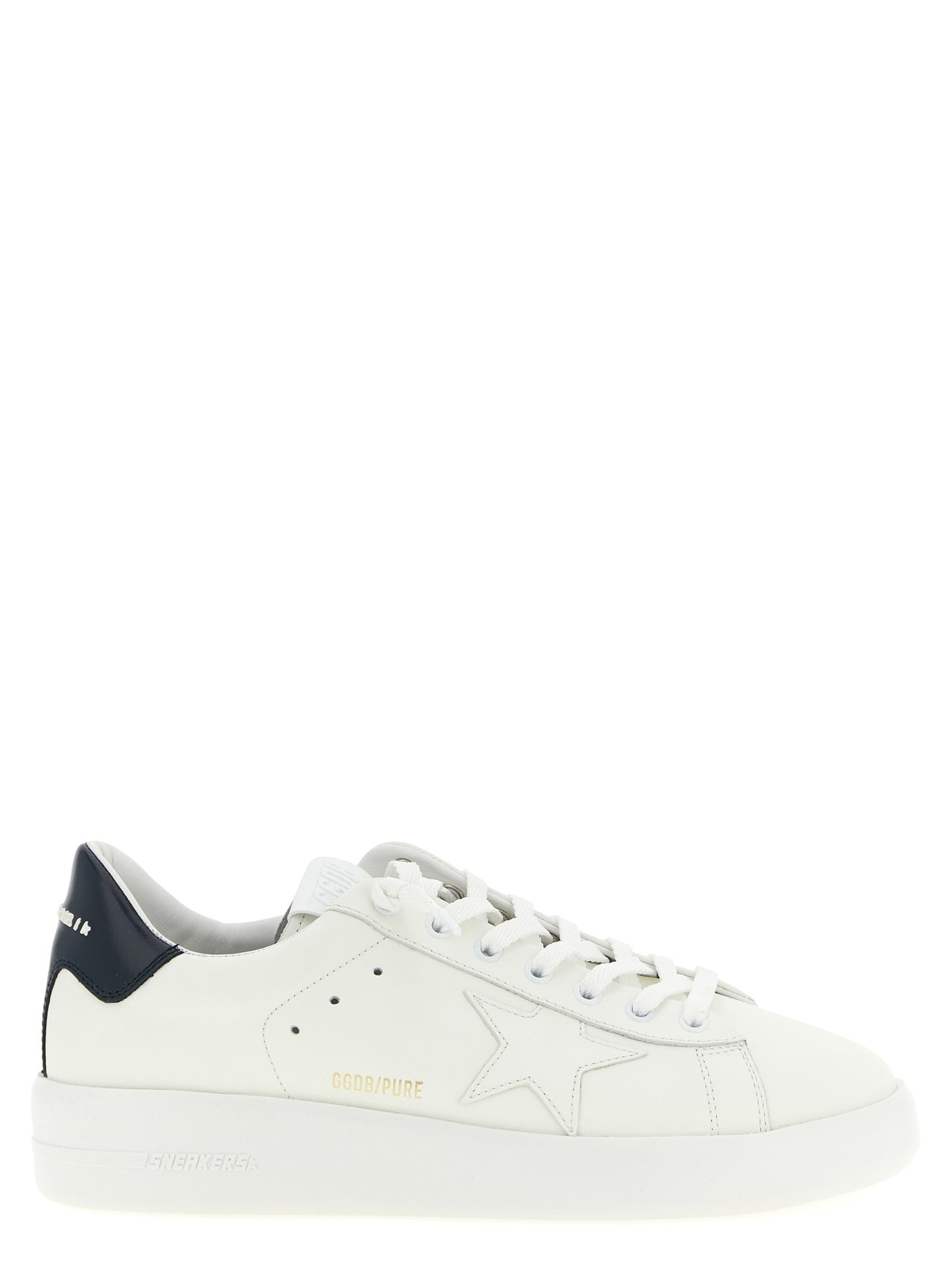 Golden Goose Blue Cowhide Low Top Sneakers Curated Luxury Accessories by Orvyn
