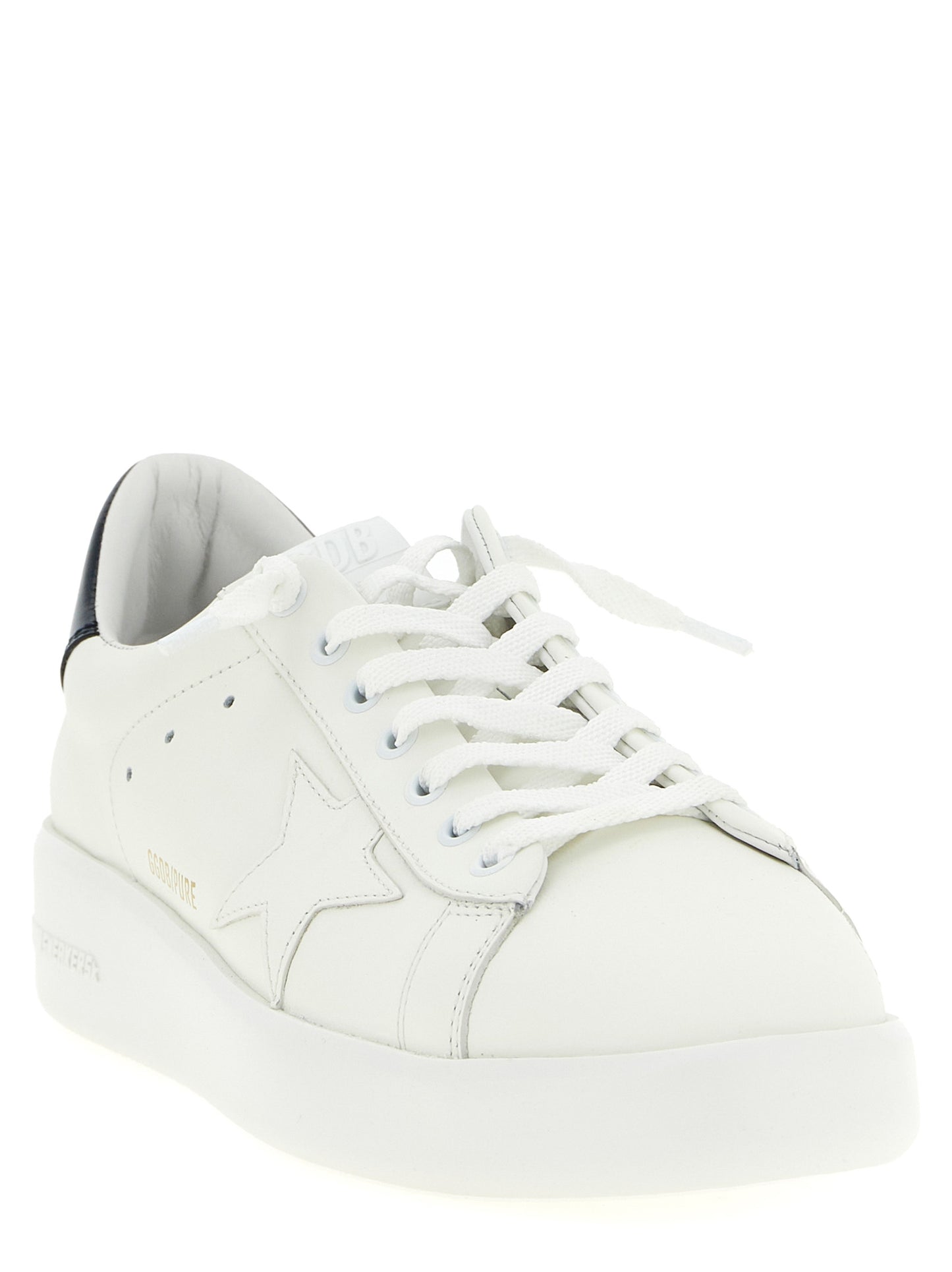 Golden Goose Blue Cowhide Low Top Sneakers Curated Luxury Accessories by Orvyn