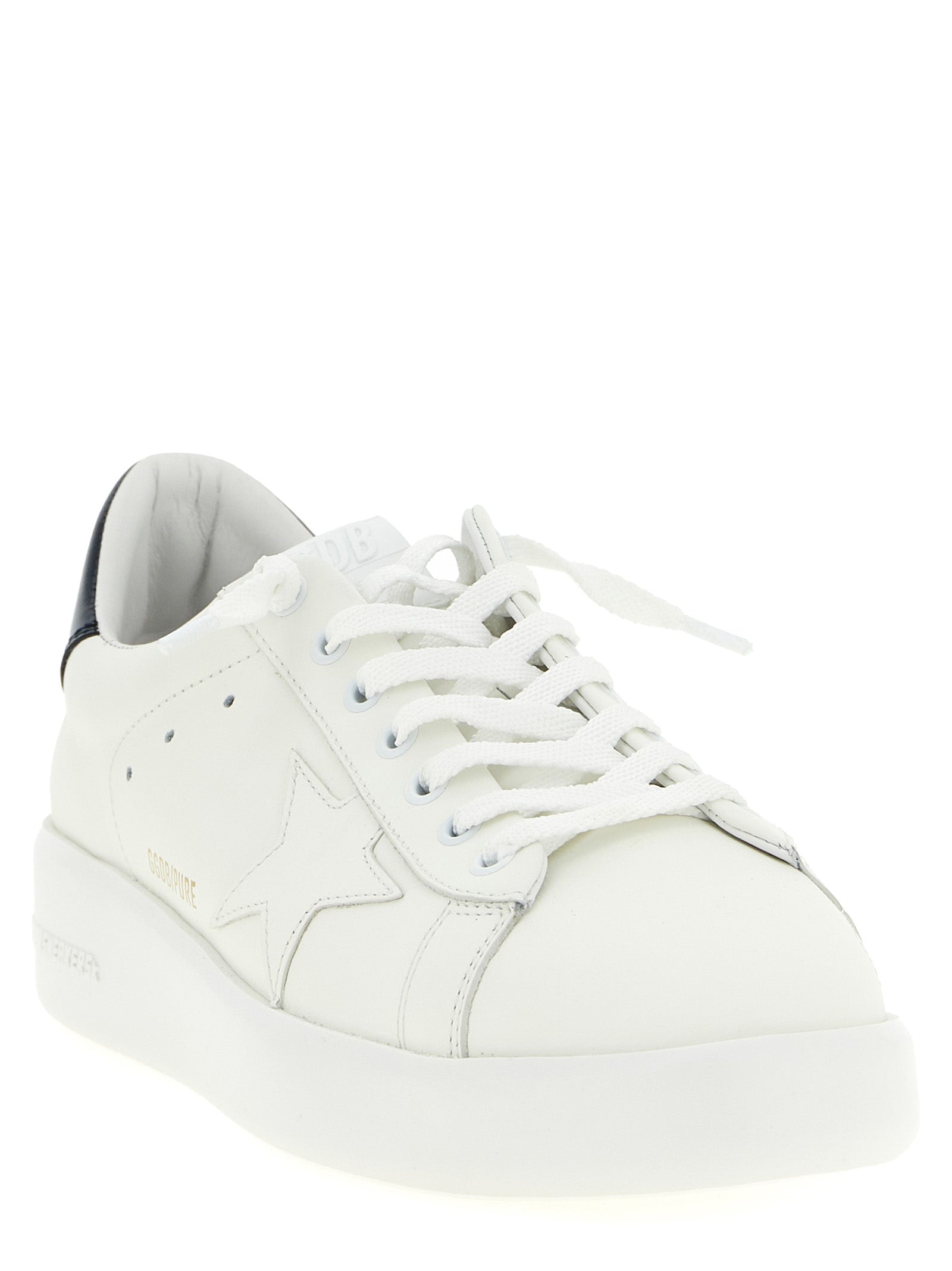 Golden Goose Blue Cowhide Low Top Sneakers Curated Luxury Accessories by Orvyn