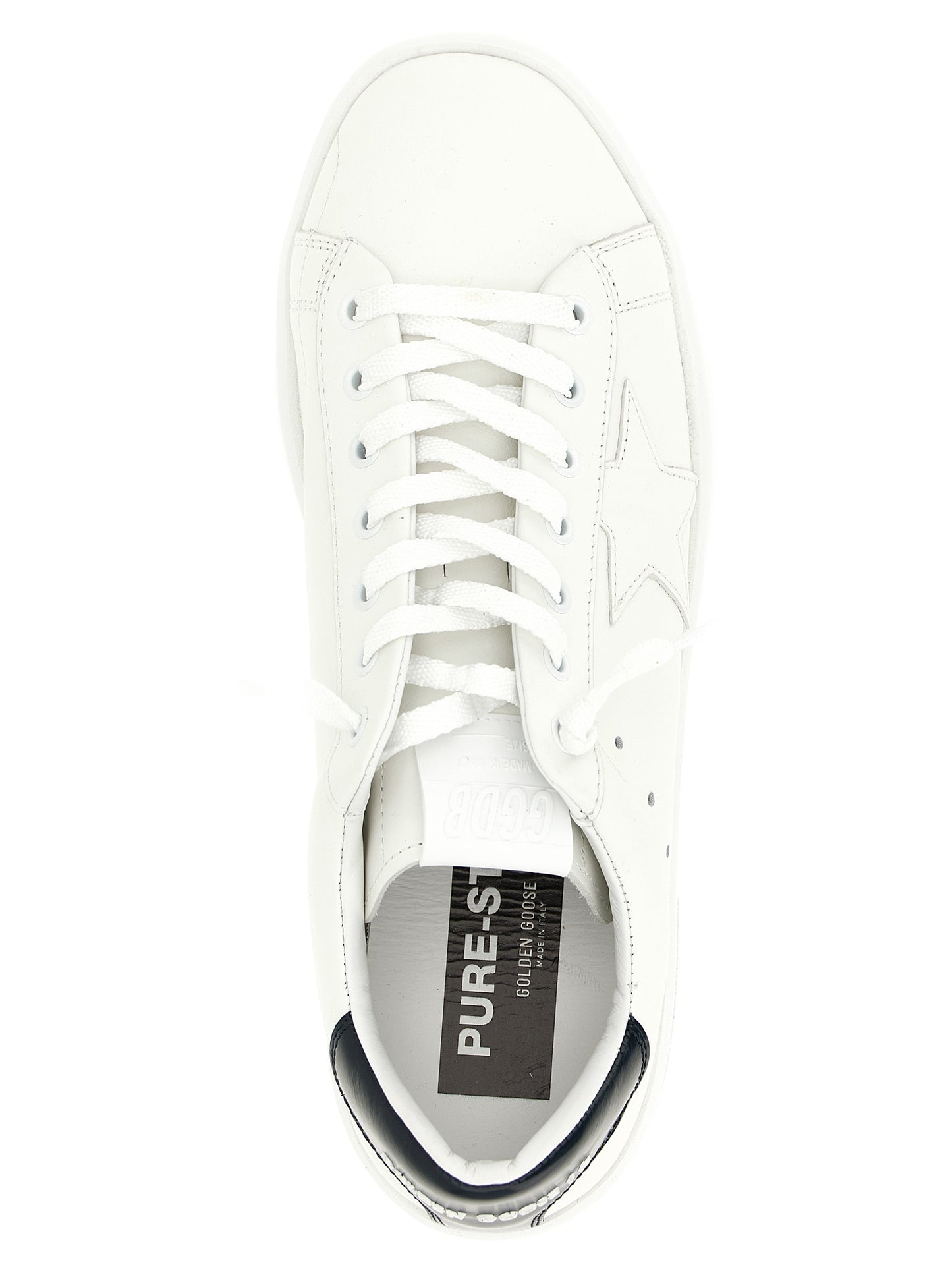 Golden Goose Blue Cowhide Low Top Sneakers Curated Luxury Accessories by Orvyn