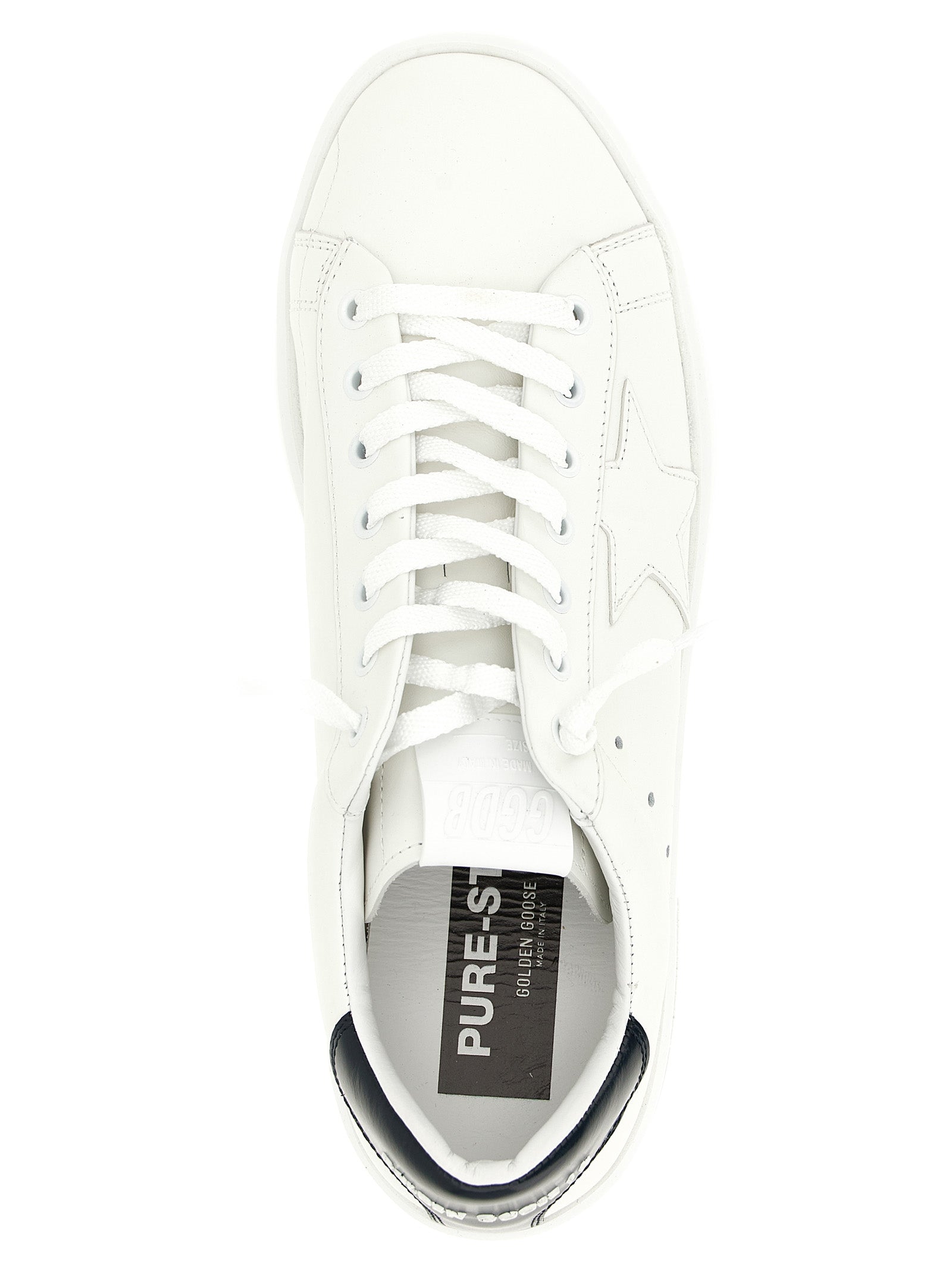 Golden Goose Blue Cowhide Low Top Sneakers Curated Luxury Accessories by Orvyn