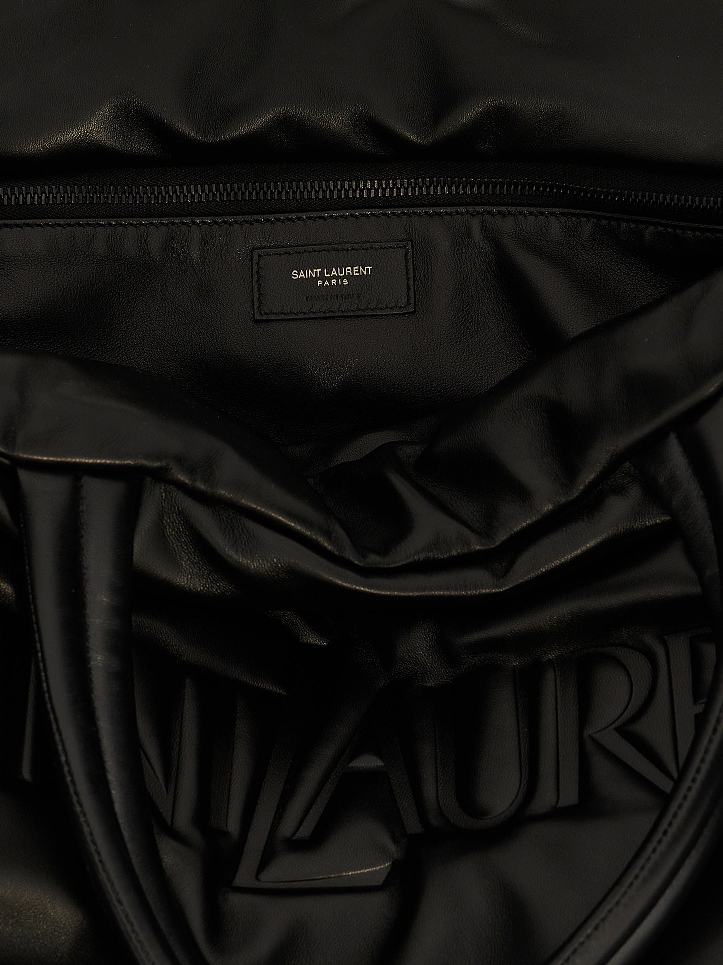 Saint Laurent Black Lamb Leather Tote Bag Curated Luxury Accessories by Orvyn