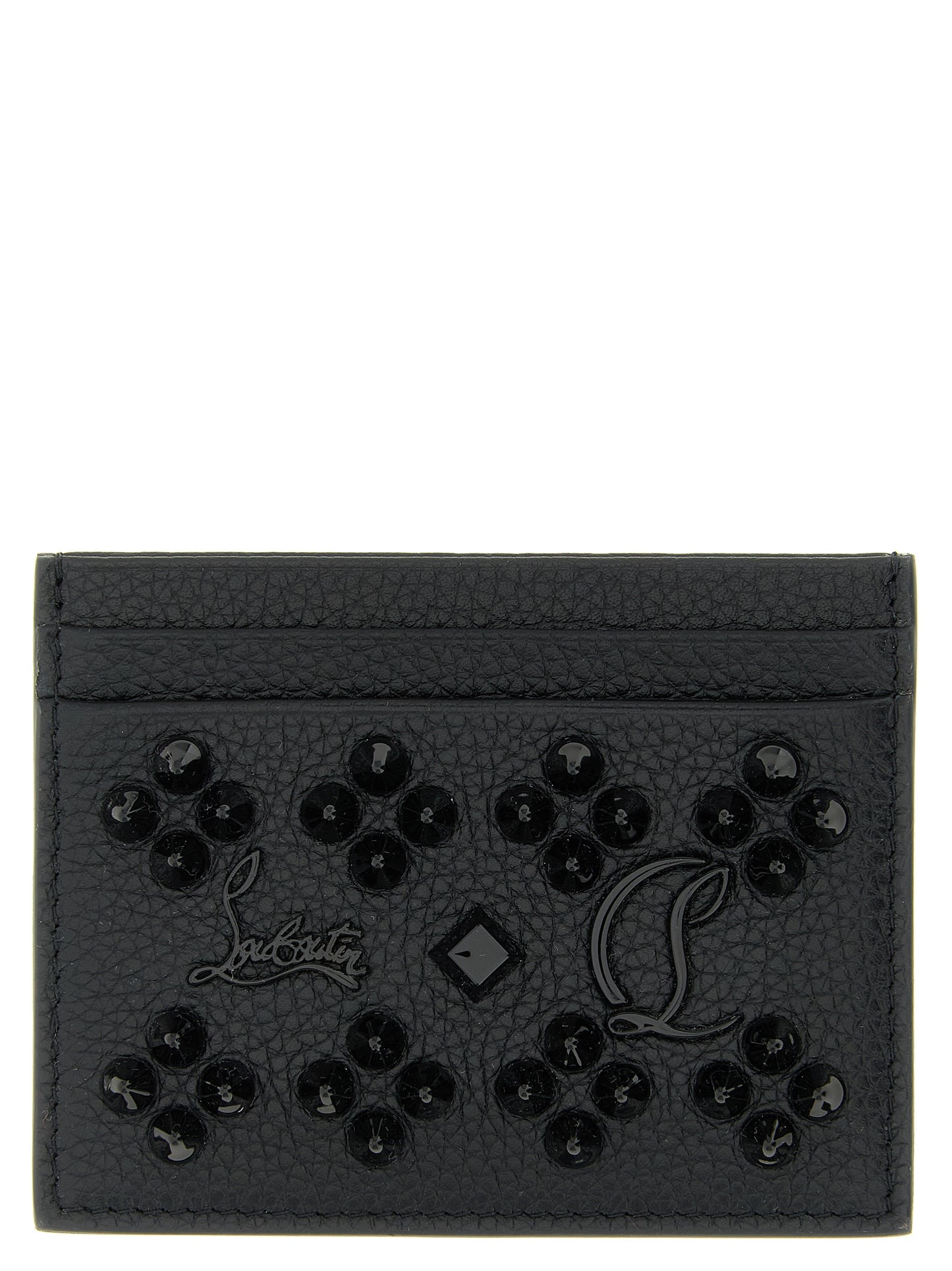 Christian Louboutin Black Calfskin Cardholder Curated Luxury Accessories by Orvyn