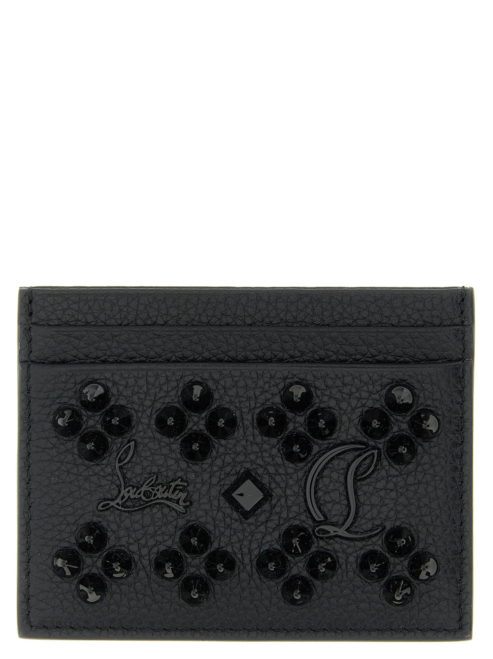 Christian Louboutin Black Calfskin Cardholder Curated Luxury Accessories by Orvyn