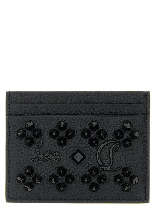 Christian Louboutin Black Calfskin Cardholder Curated Luxury Accessories by Orvyn
