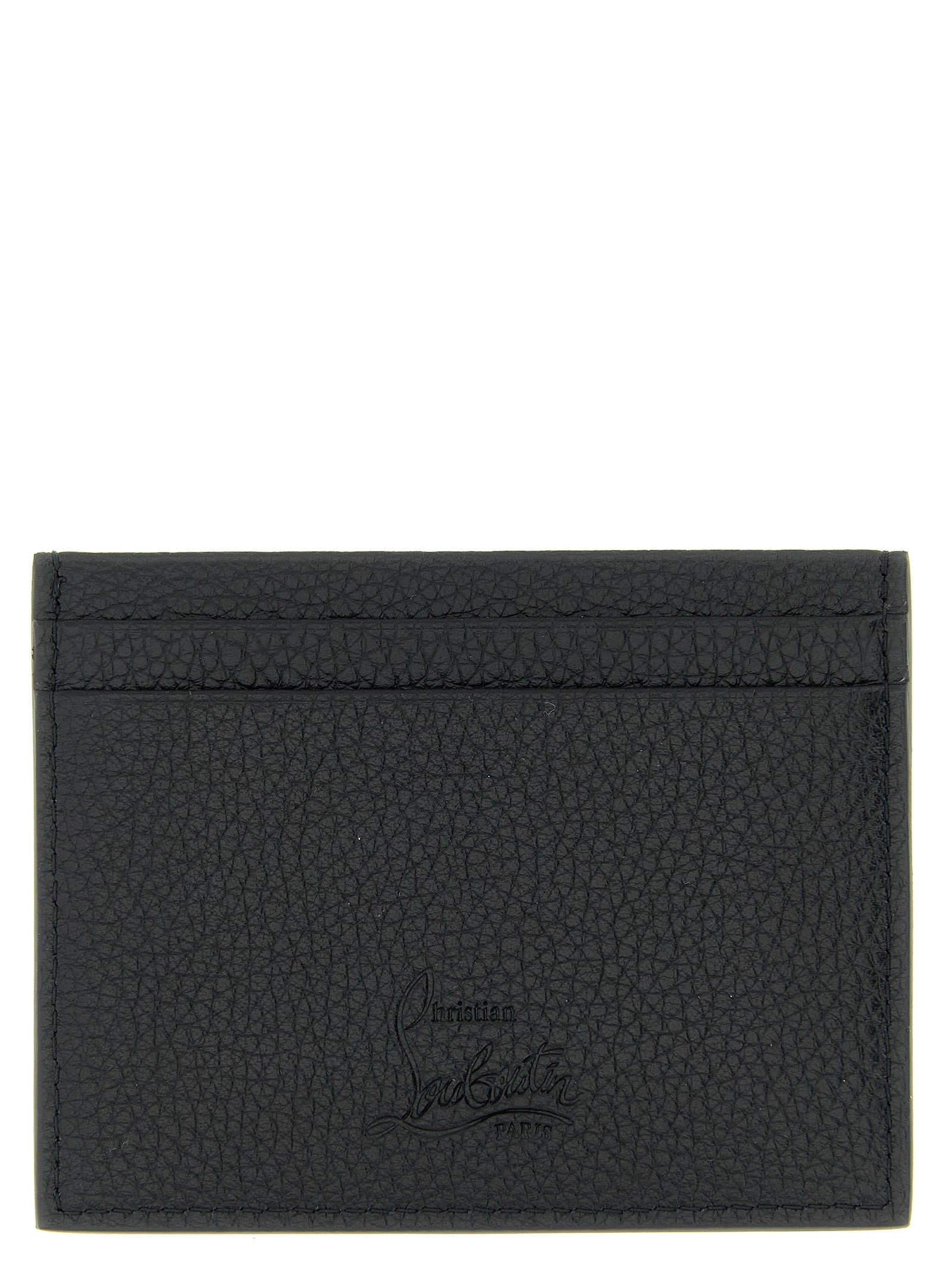 Christian Louboutin Black Calfskin Cardholder Curated Luxury Accessories by Orvyn