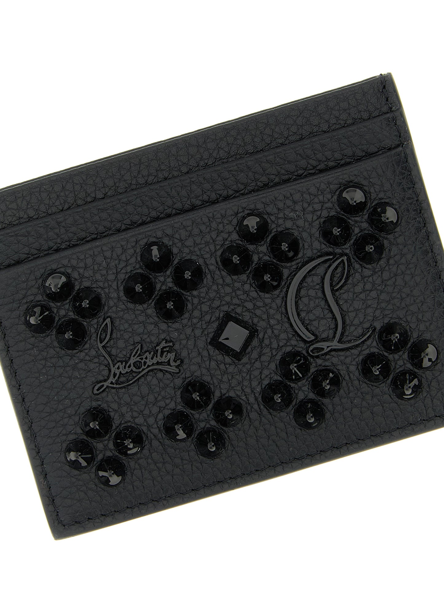 Christian Louboutin Black Calfskin Cardholder Curated Luxury Accessories by Orvyn