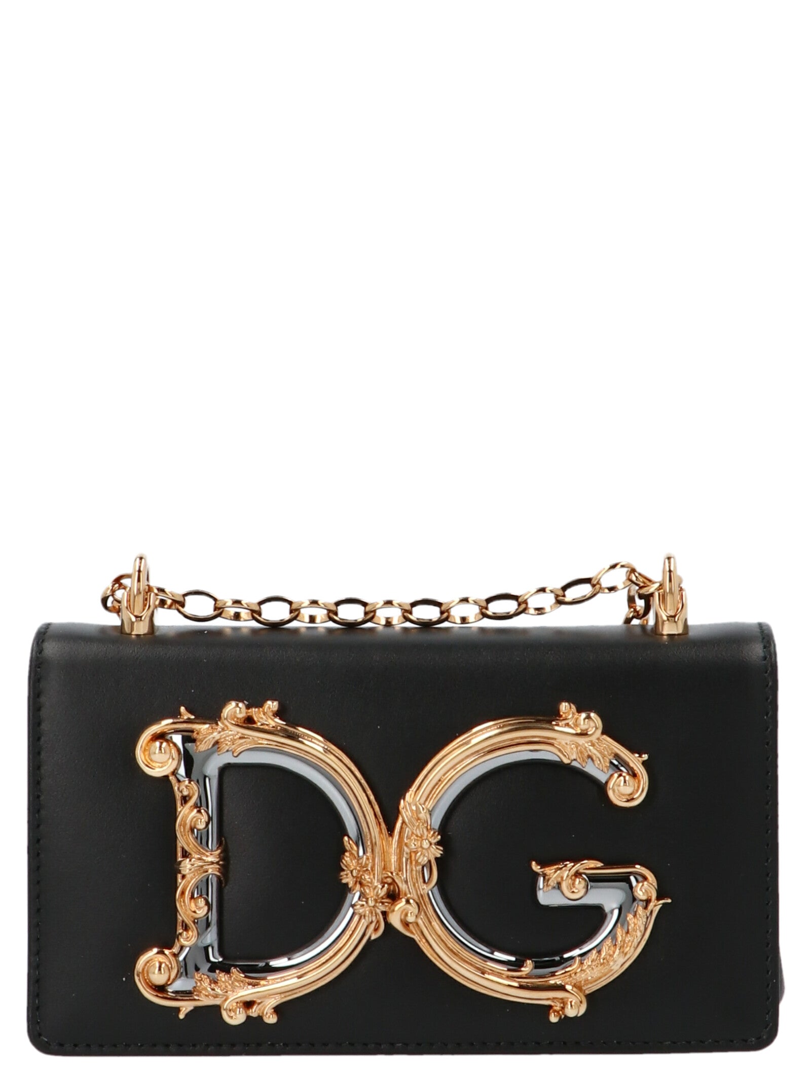 Dolce & Gabbana Black Calfskin Crossbody Bag Curated Luxury Accessories by Orvyn